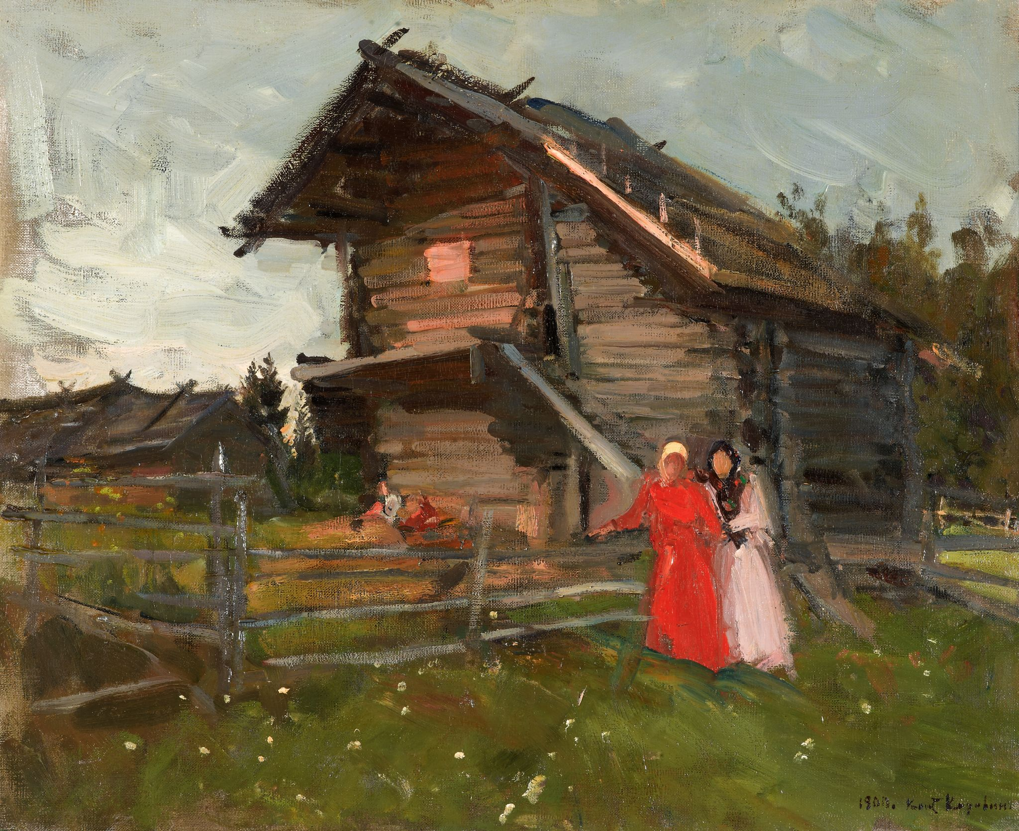 Сарай, Konstantin Korovin, 1900