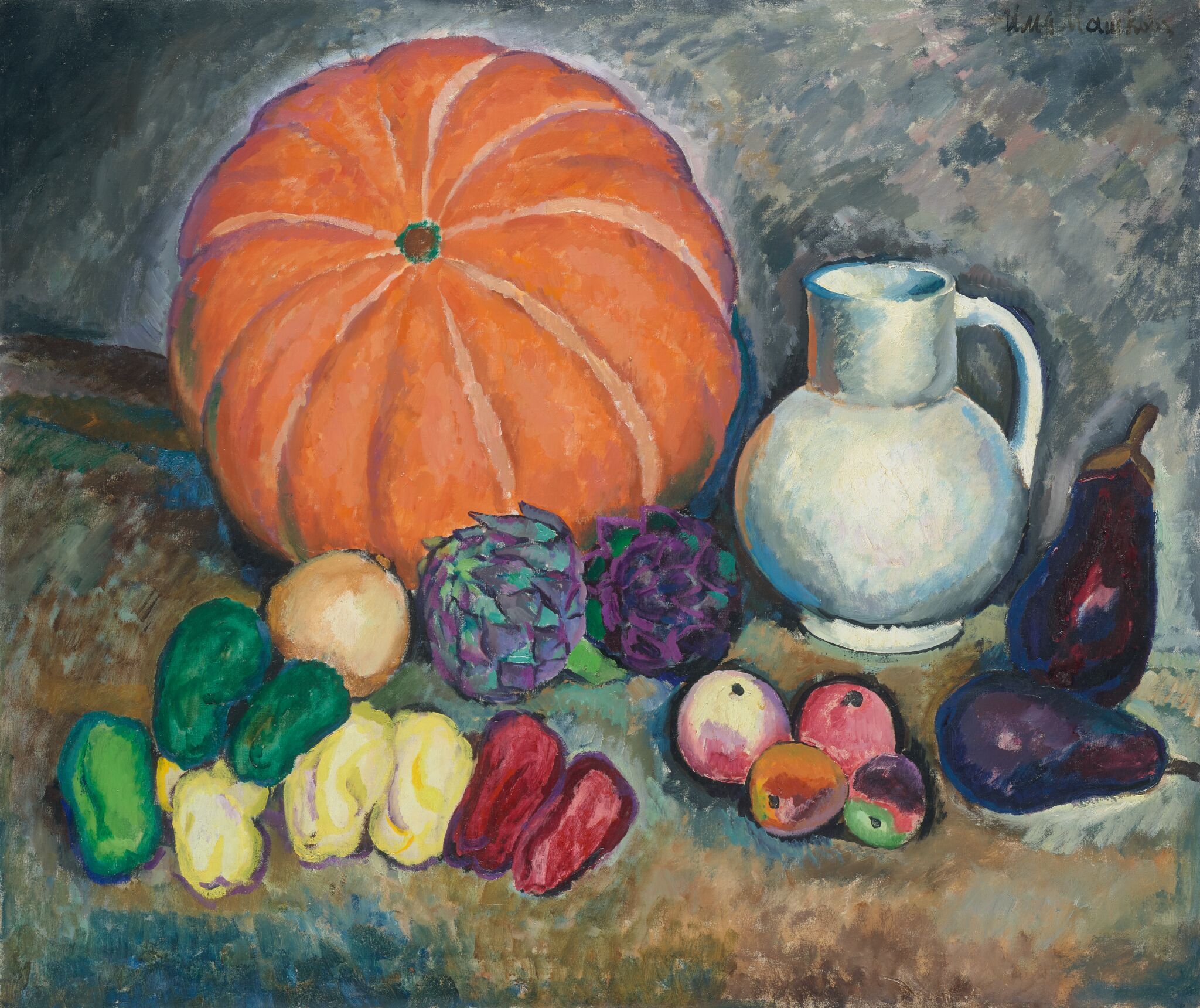 Тыква, Ilya Mashkov, 1914