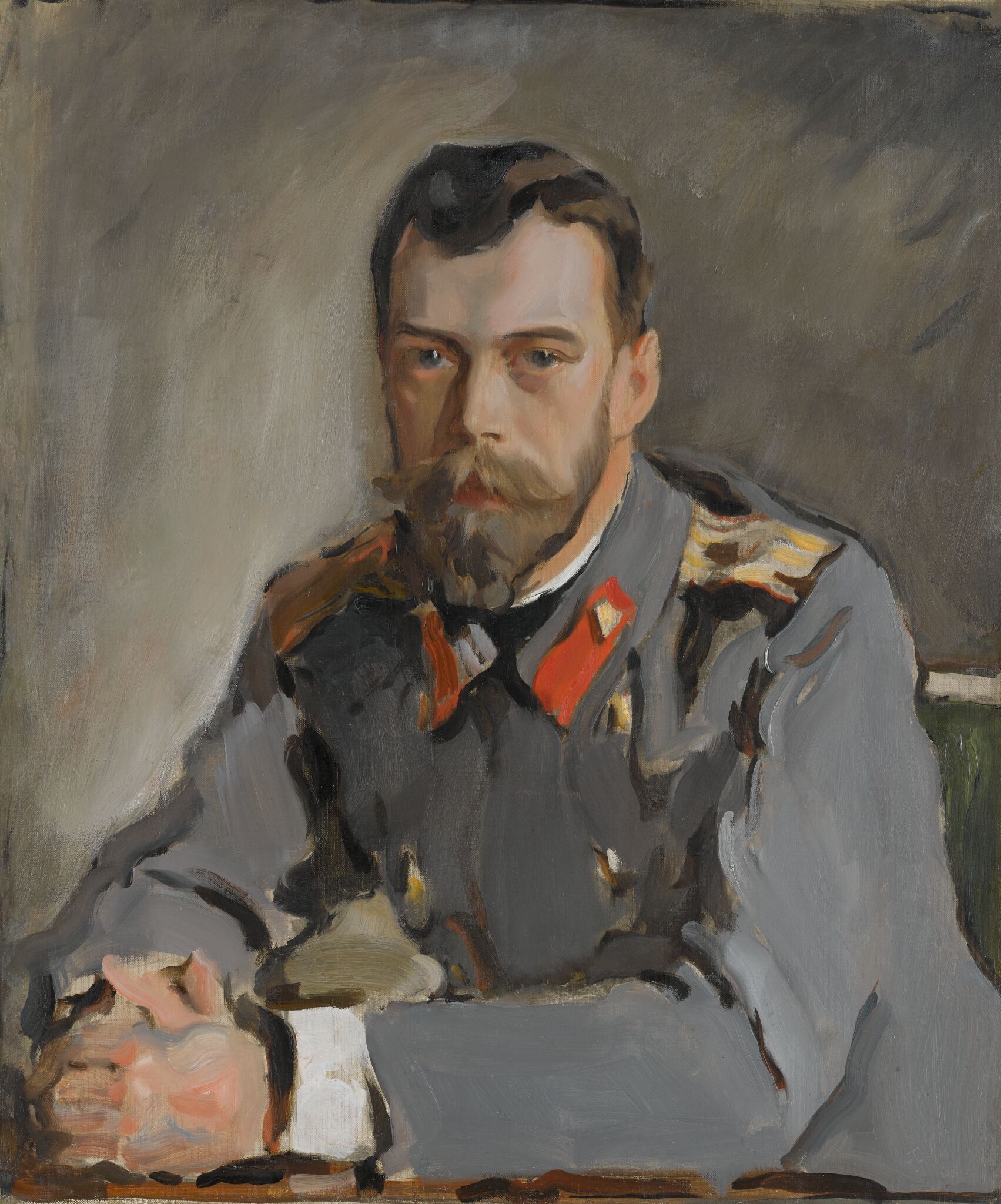 Портрет императора Николая II (1868-1918), Valentin Serov, 1900