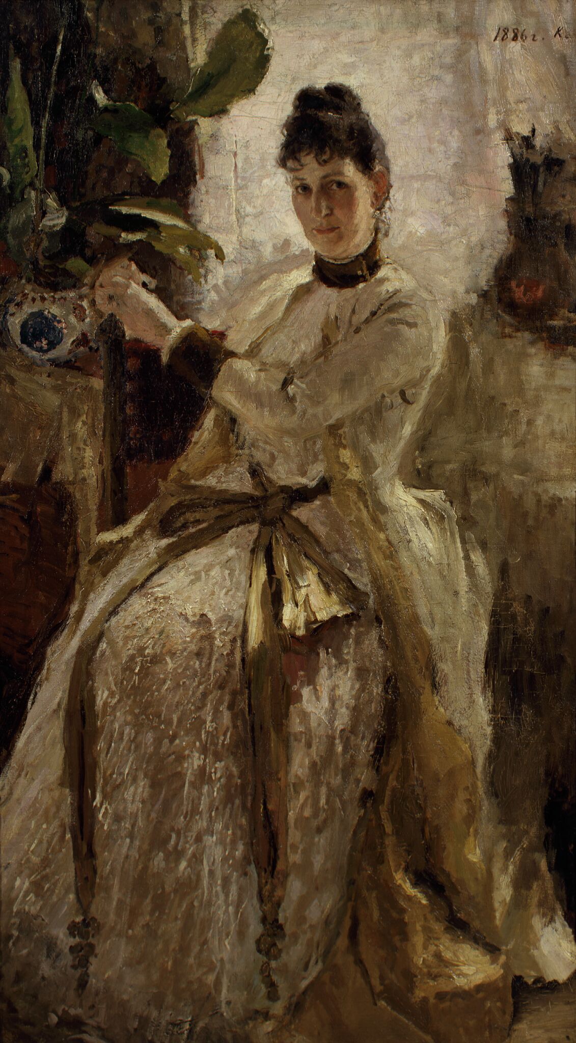 Портрет княгини Софьи Николаевны Голицыной, Konstantin Korovin, 1886
