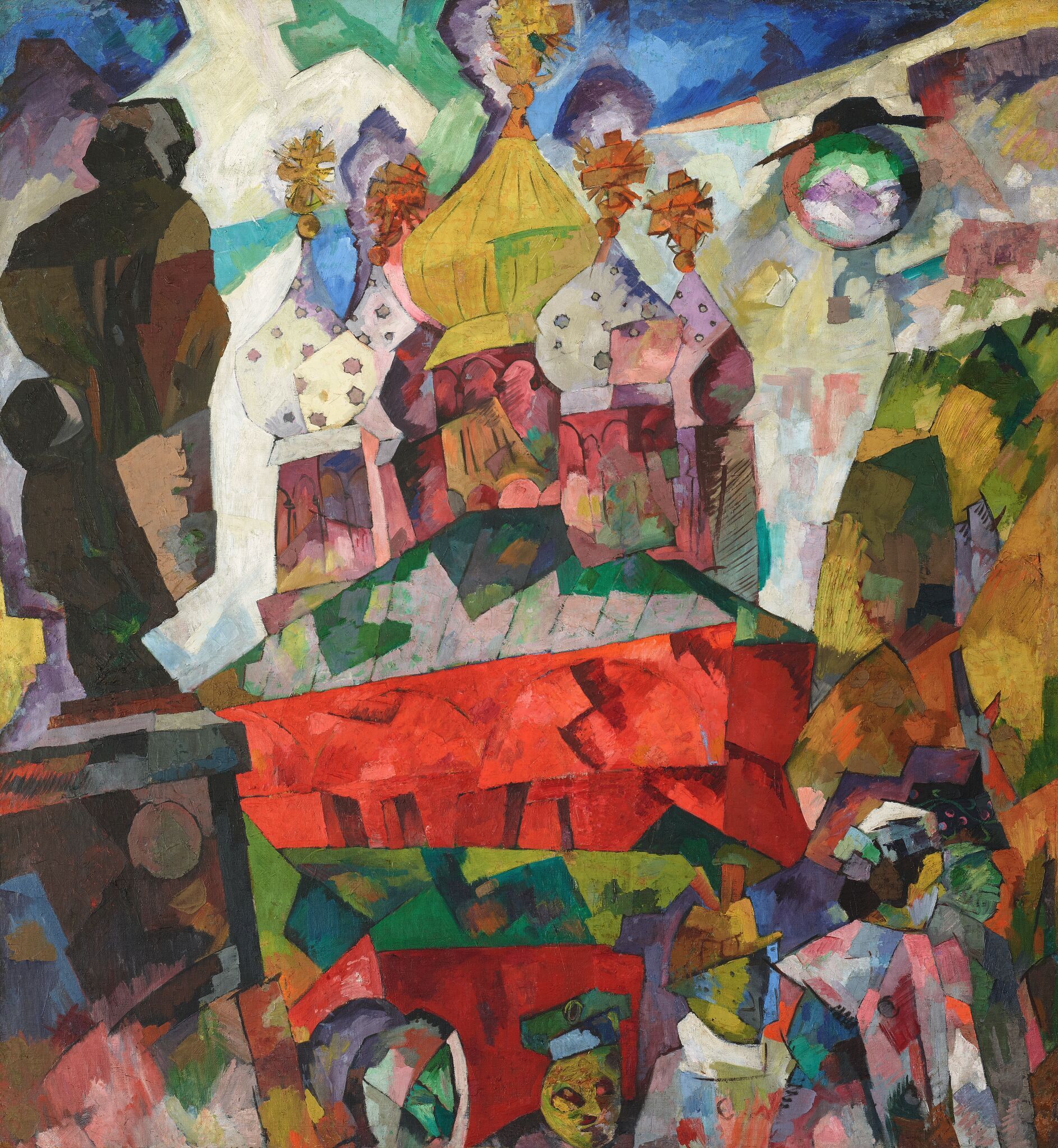 Тверской бульвар, Aristarkh Lentulov, 1917