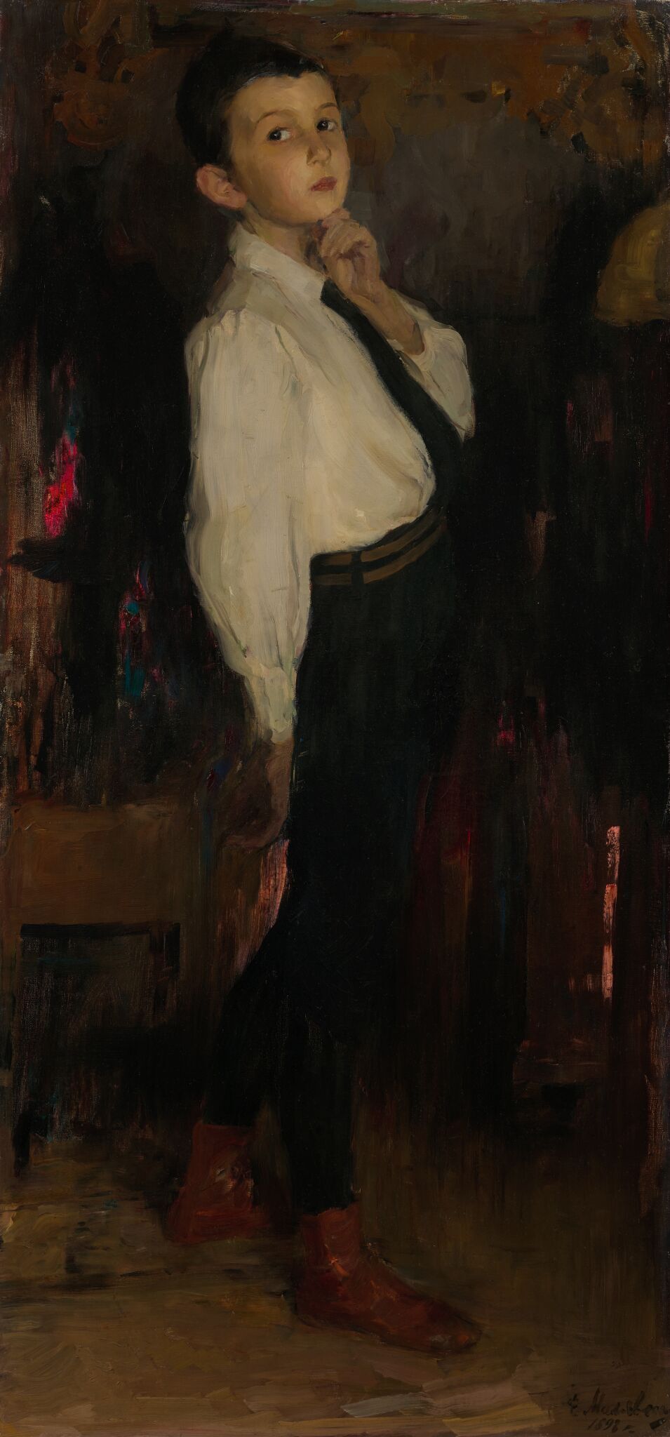 Портрет Ники Ратькова-Рожнова, Filipp Malyavin, 1898