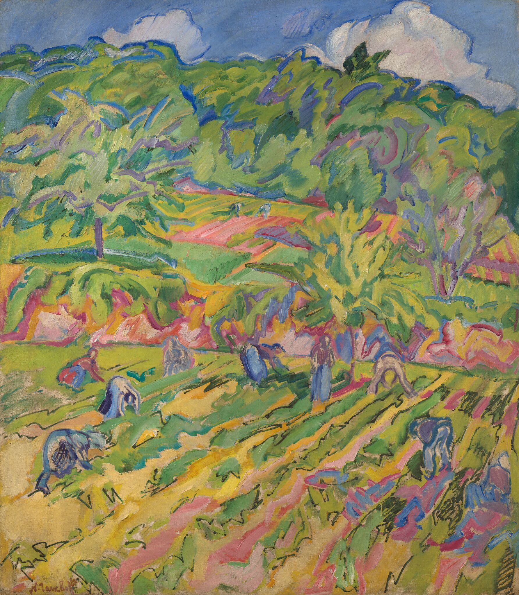 Работа в поле, Nicolas Tarkhov, 1911-1912