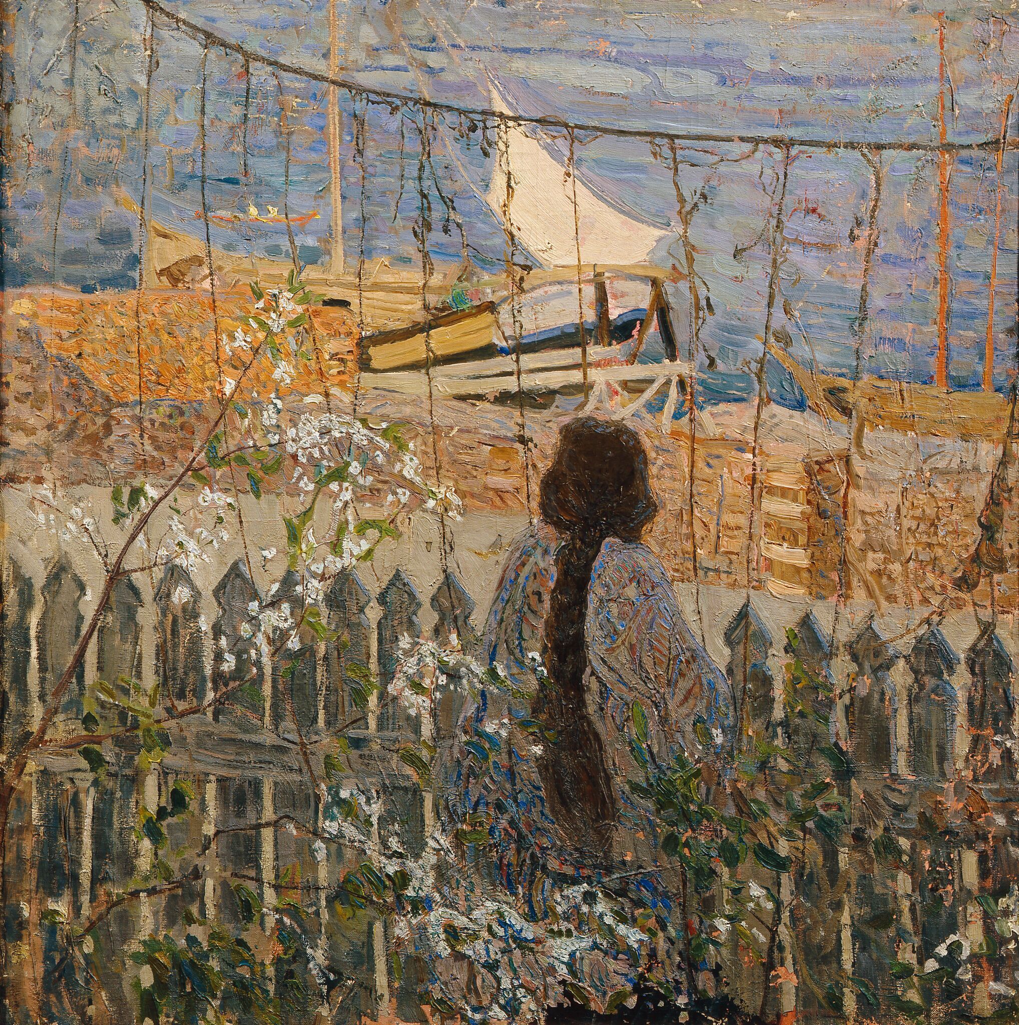 Девушка и парус, Alexander Savinov, 1906