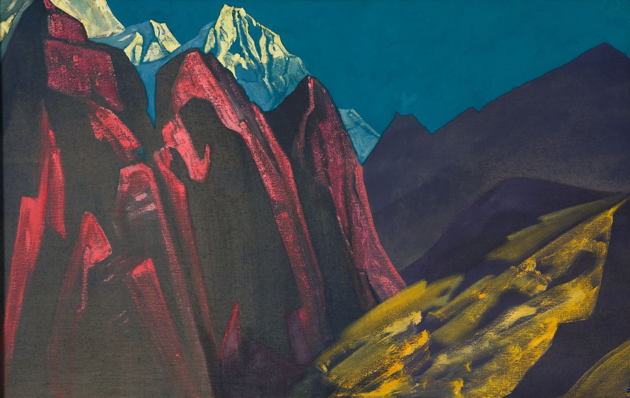 Тень Учителя, Nicholas Roerich, 1932
