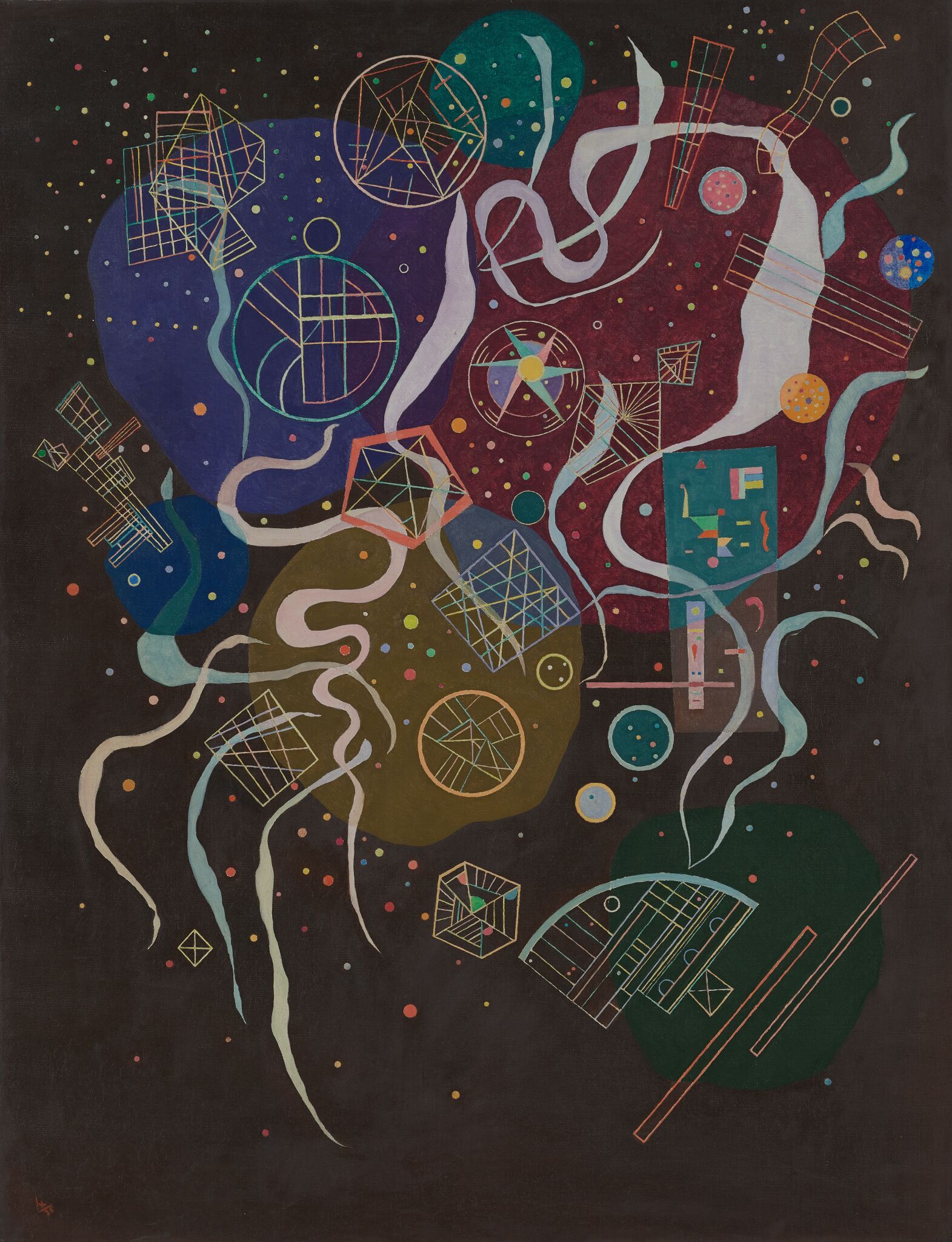 Движение, Vasily Kandinsky, 1935