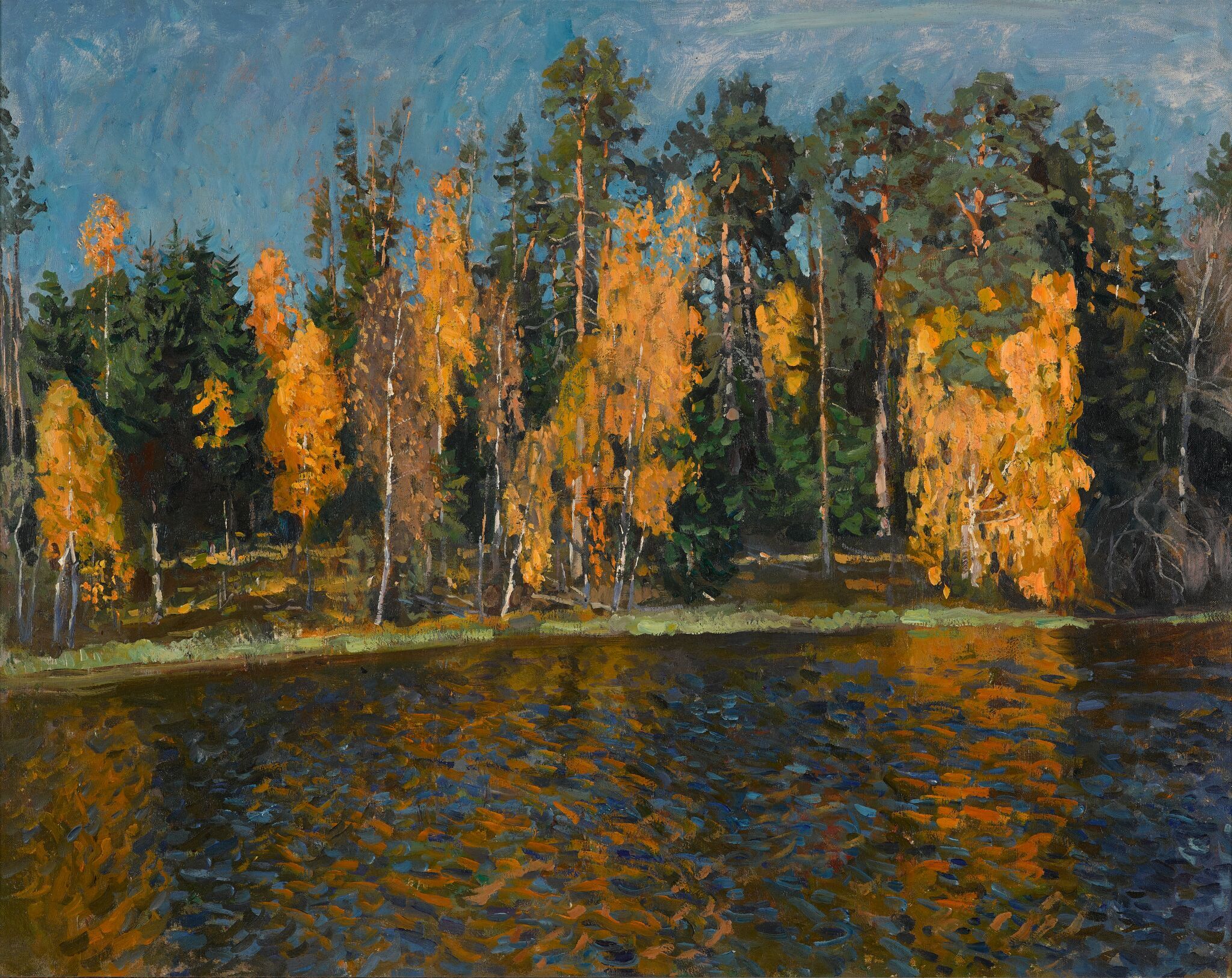 Лесное озеро, Stanisław Żukowski, early 1910s