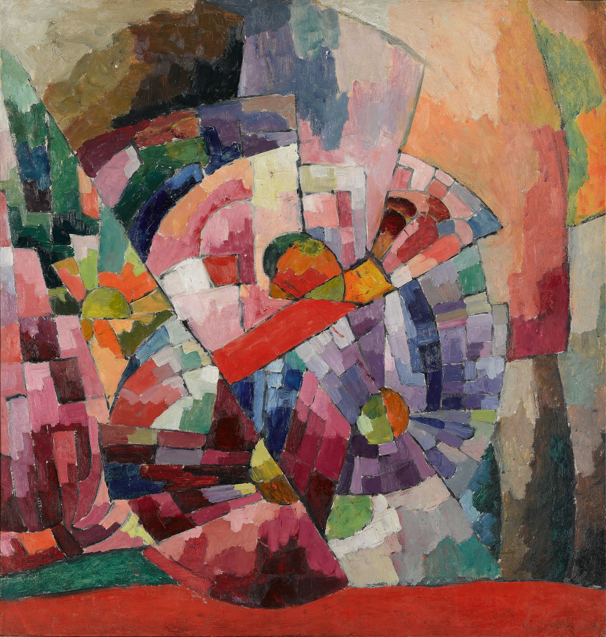 Астры, Aristarkh Lentulov, 1913