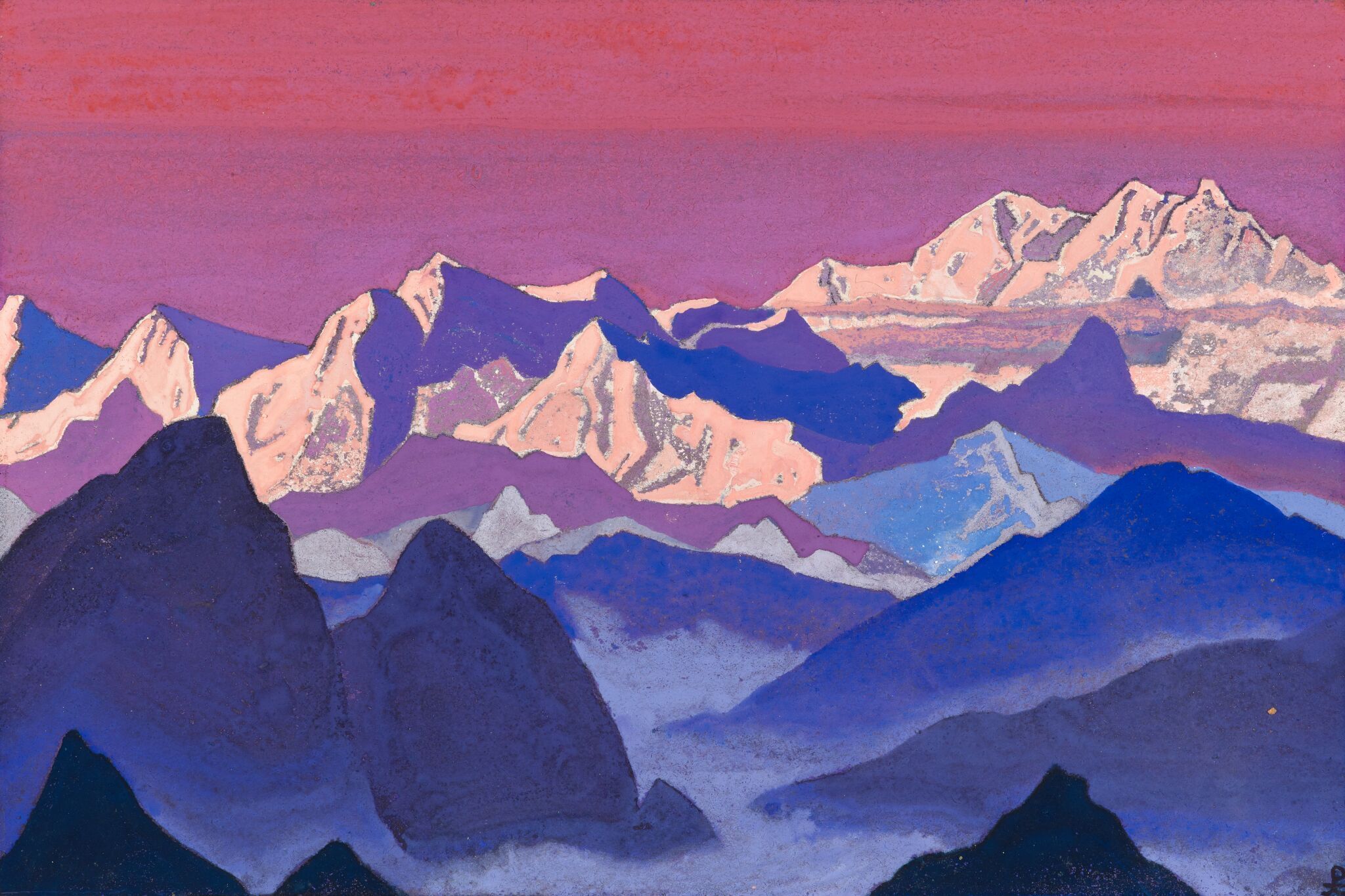 Канченджунга, Nicholas Roerich, 1936