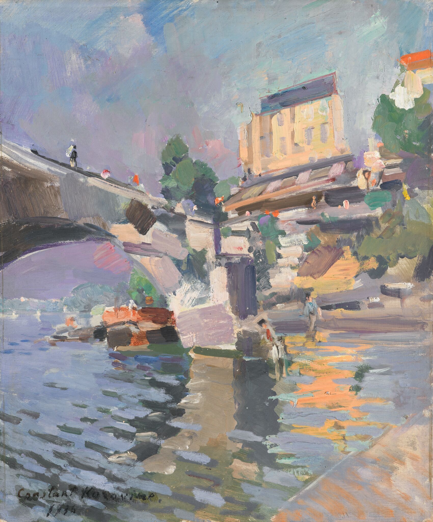 Мост в Сен-Клу, Konstantin Korovin, 1936