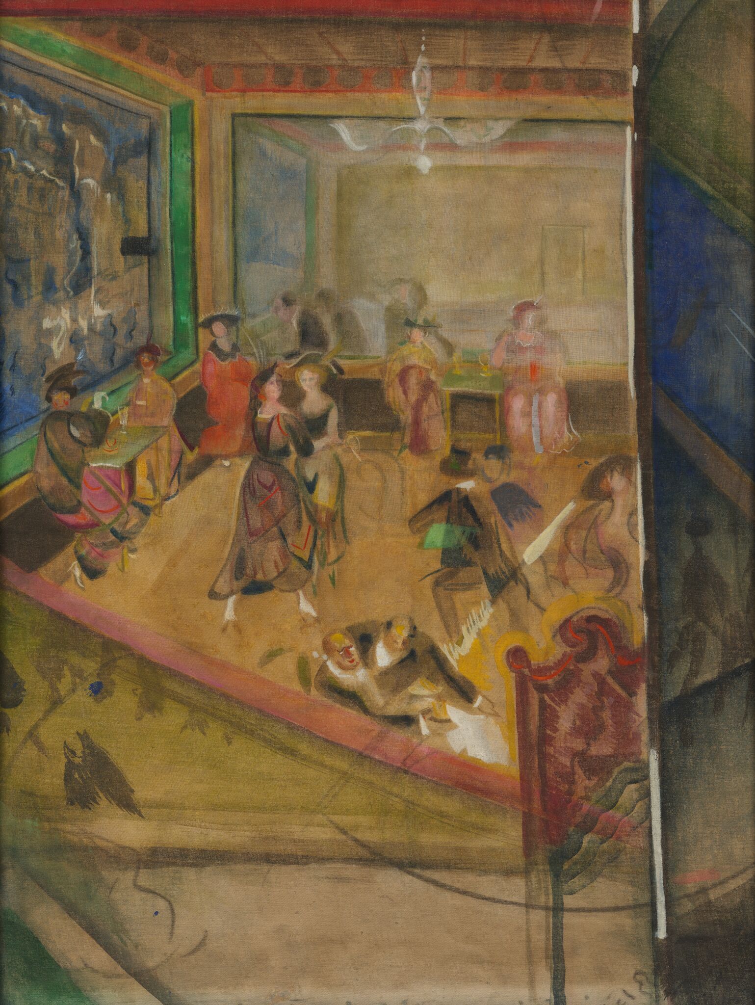 Кафе «Pittoresque», Georgy Yakulov, 1917