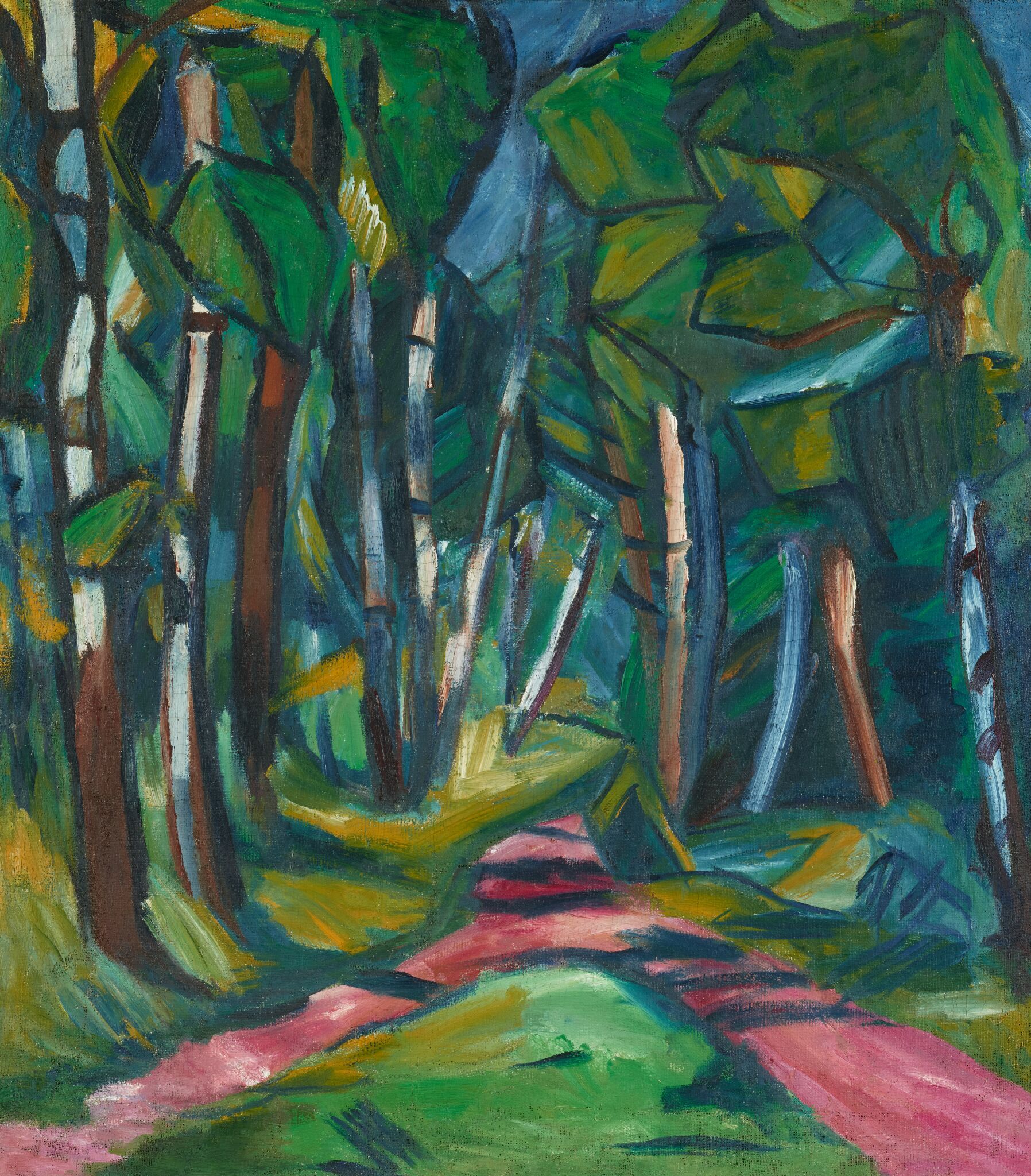 Дорога в лесу, Alexei Morgunov, 1910–1911