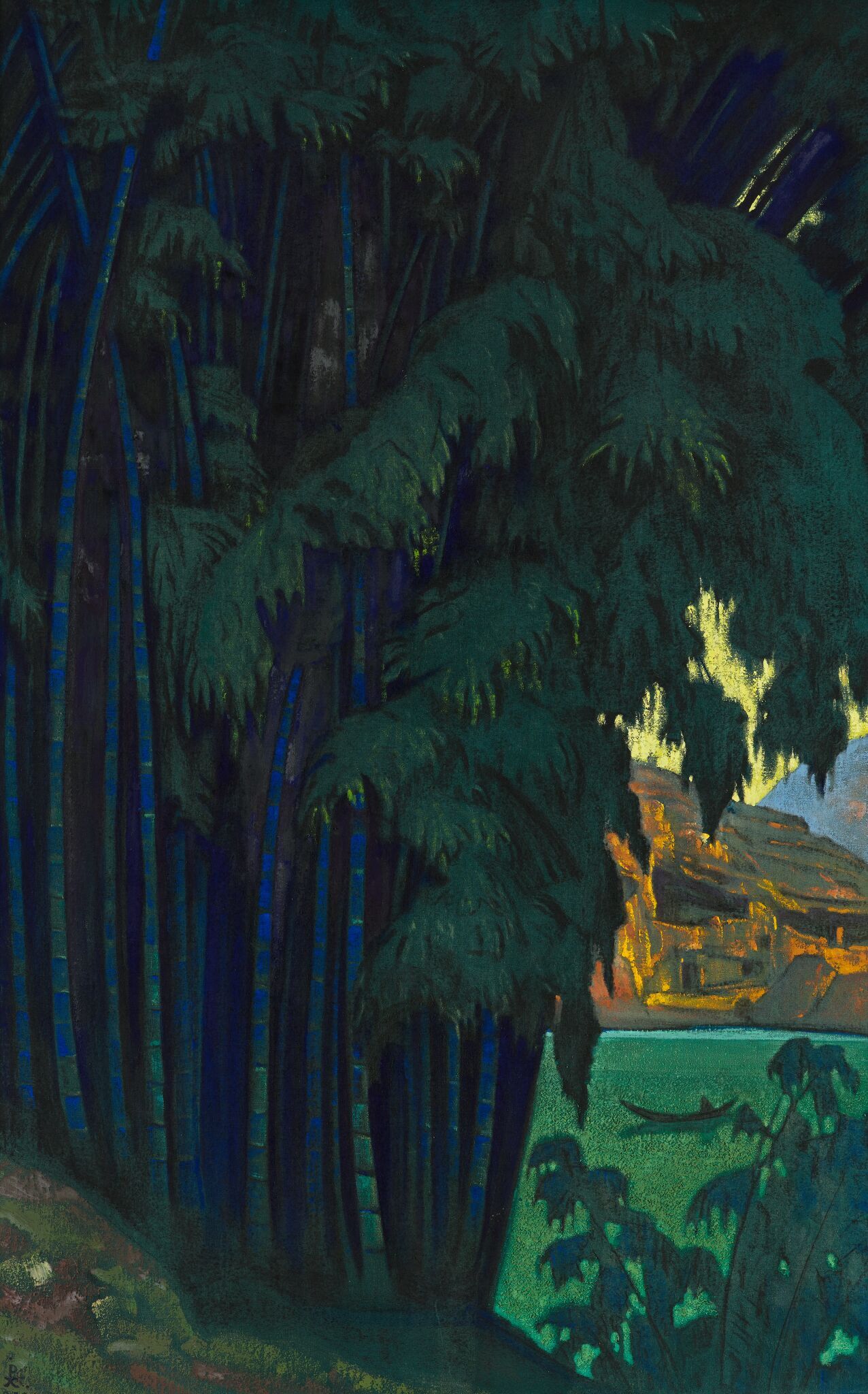 Ашрам, Nicholas Roerich, 1931