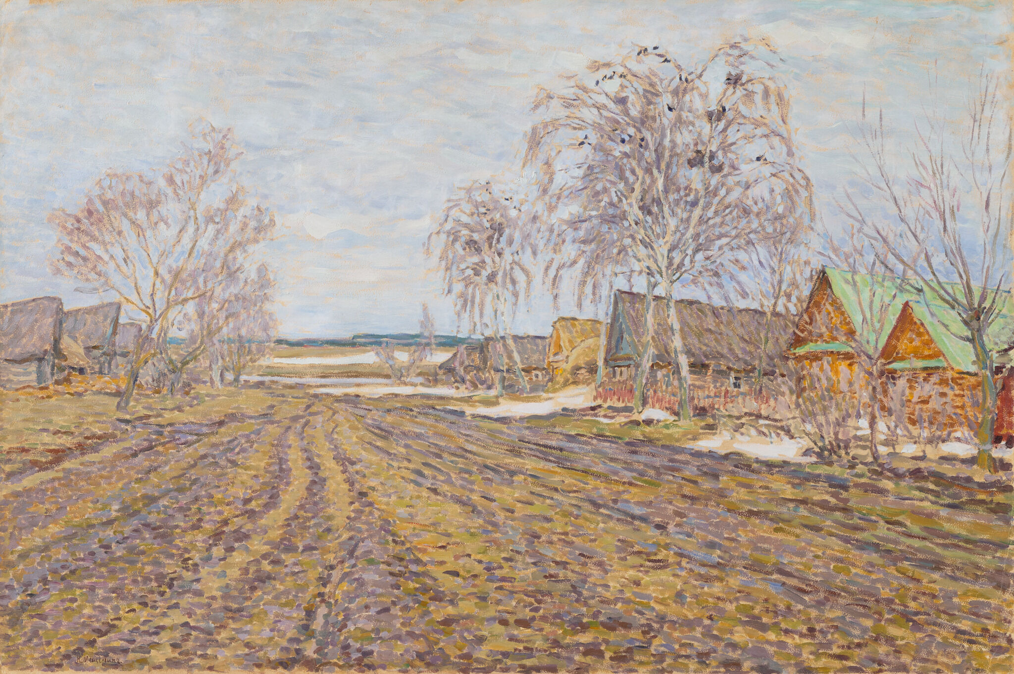 Весна в деревне, Nikolay Meshcherin, second half of the 1900s