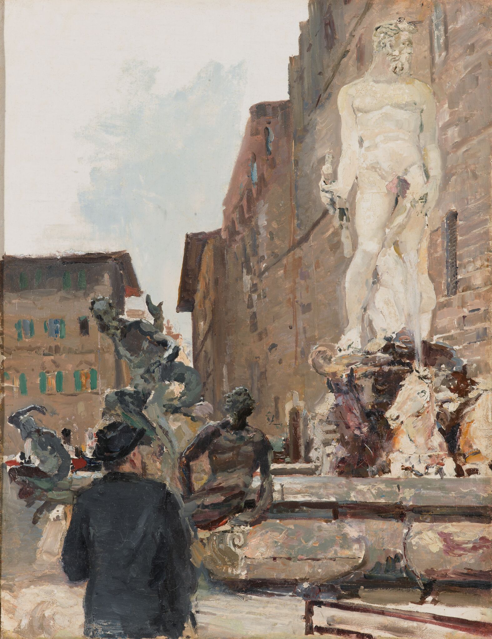 Савва Иванович Мамонтов во Флоренции, Konstantin Korovin, 1888