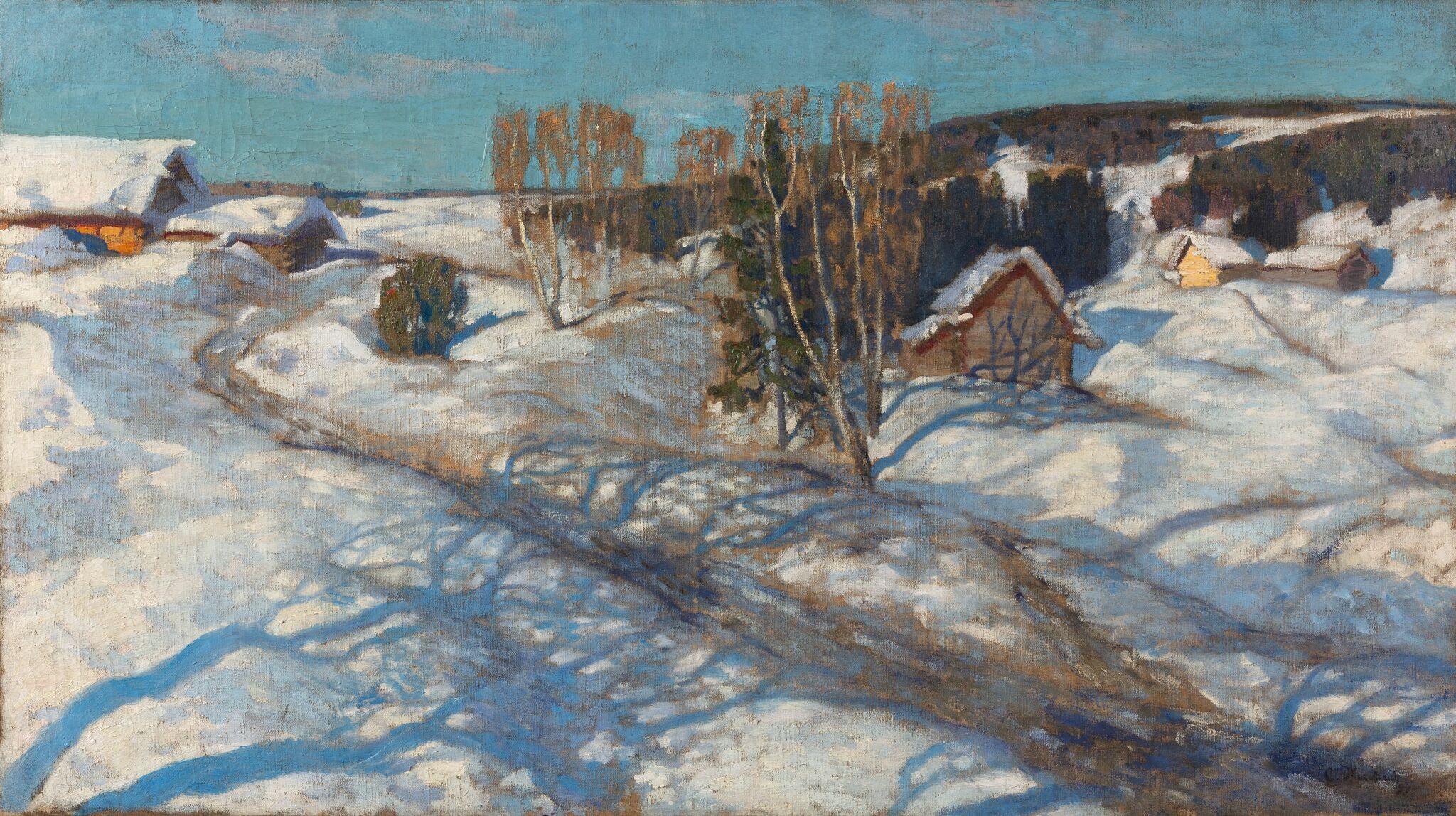 Синий снег. Весна, Stanisław Żukowski, 1899