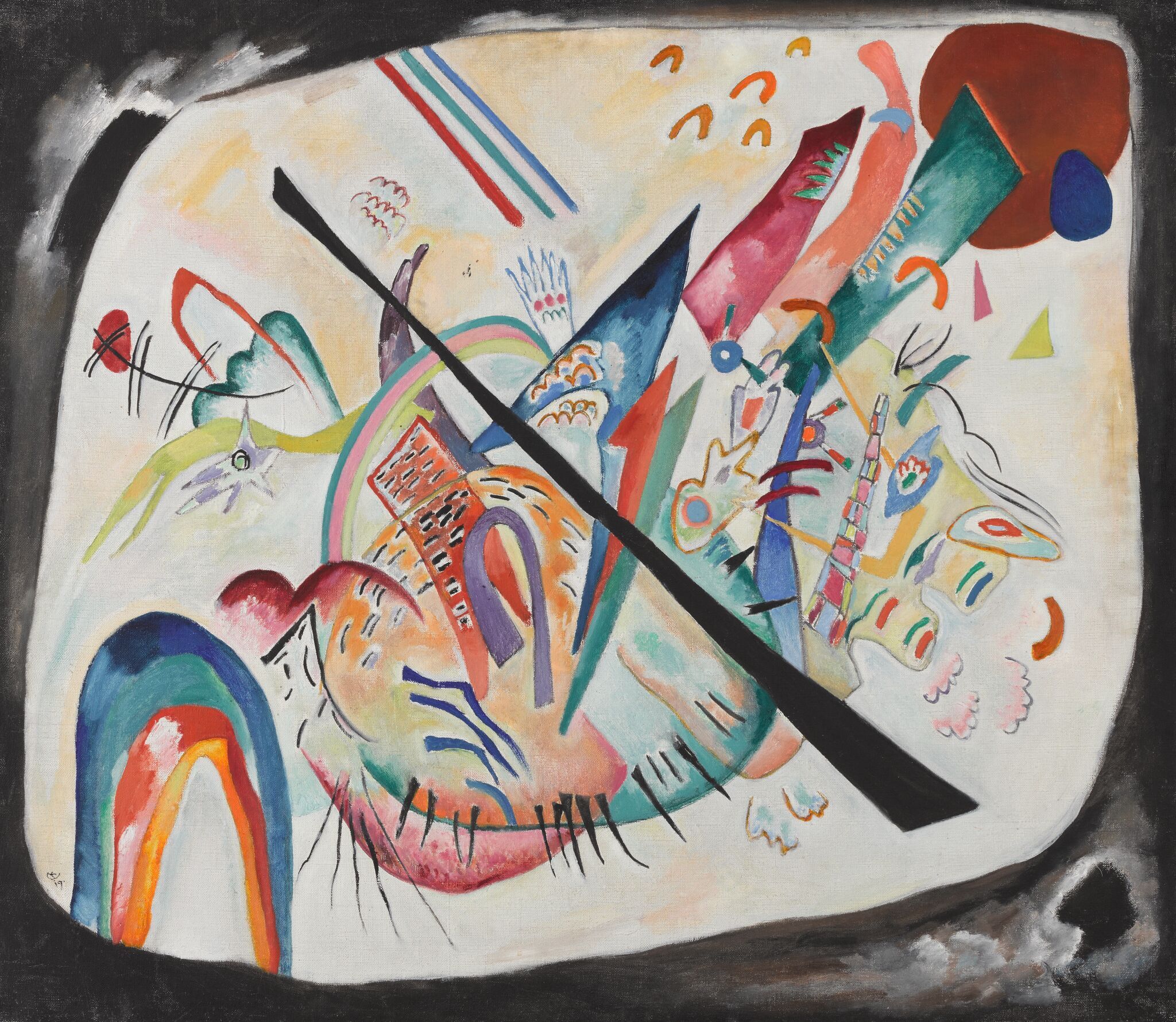 Белый овал, Vasily Kandinsky, 1919