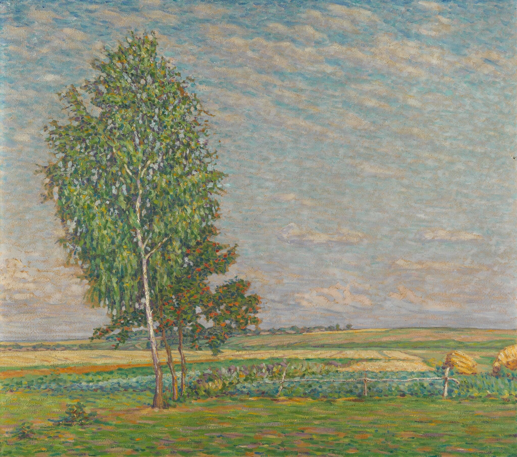 Береза и рябинки, Nikolay Meshcherin, early 1910s