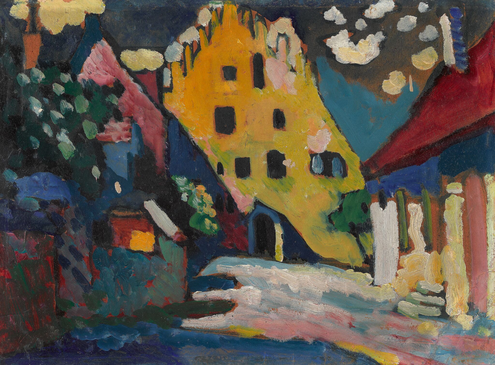 Мурнау, Vasily Kandinsky, 1908