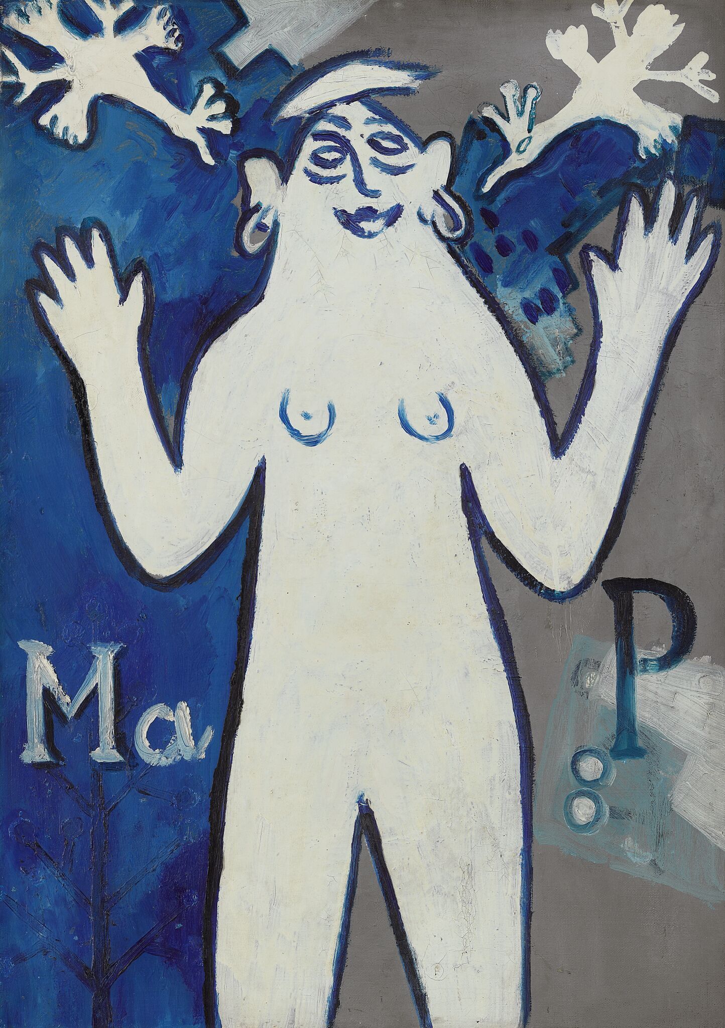 Торжествующая муза, Mikhail Larionov, late 1910s