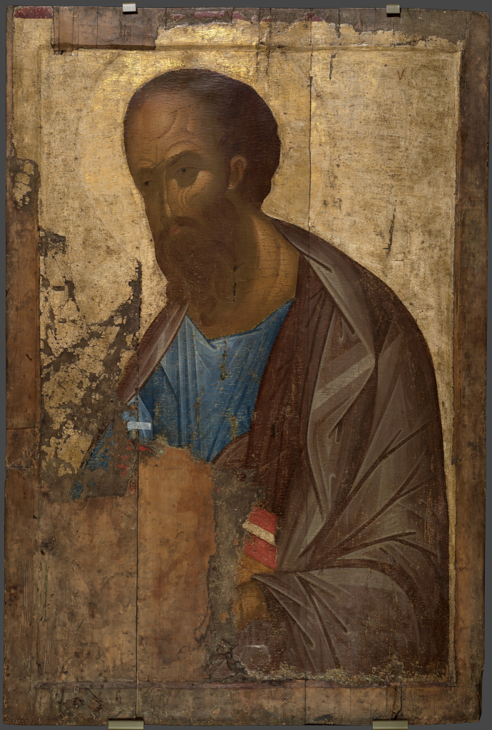 Апостол Павел, из Деисусного ("Звенигородского") чина