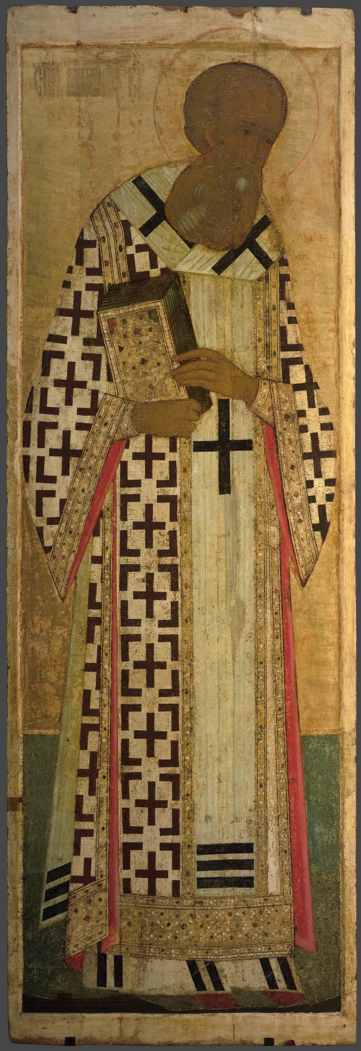 Святитель Григорий Богослов, из Деисусного чина , Andrei Rublev, c. 1408s–1410s