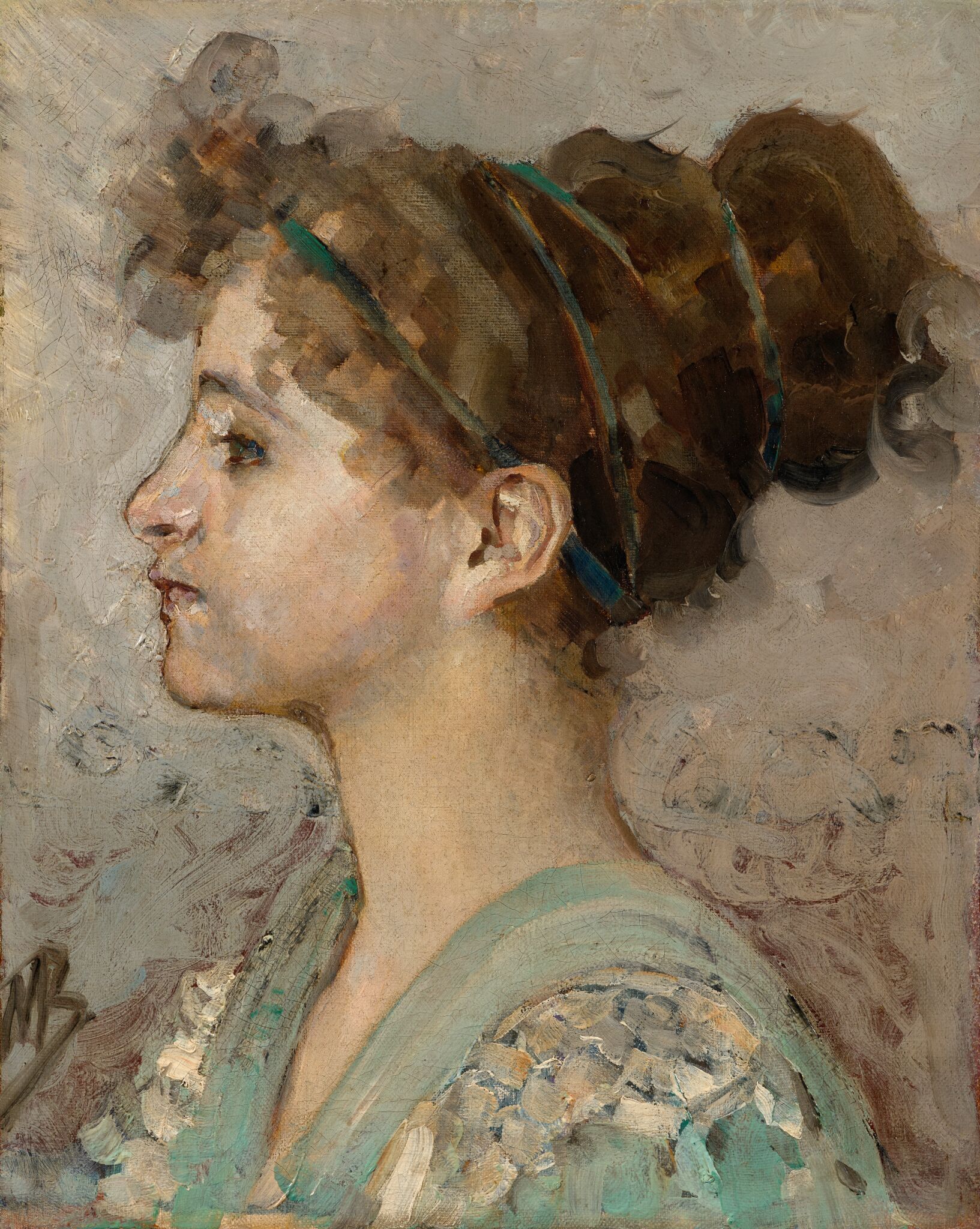 Портрет Насти, Mikhail Vrubel, 1894