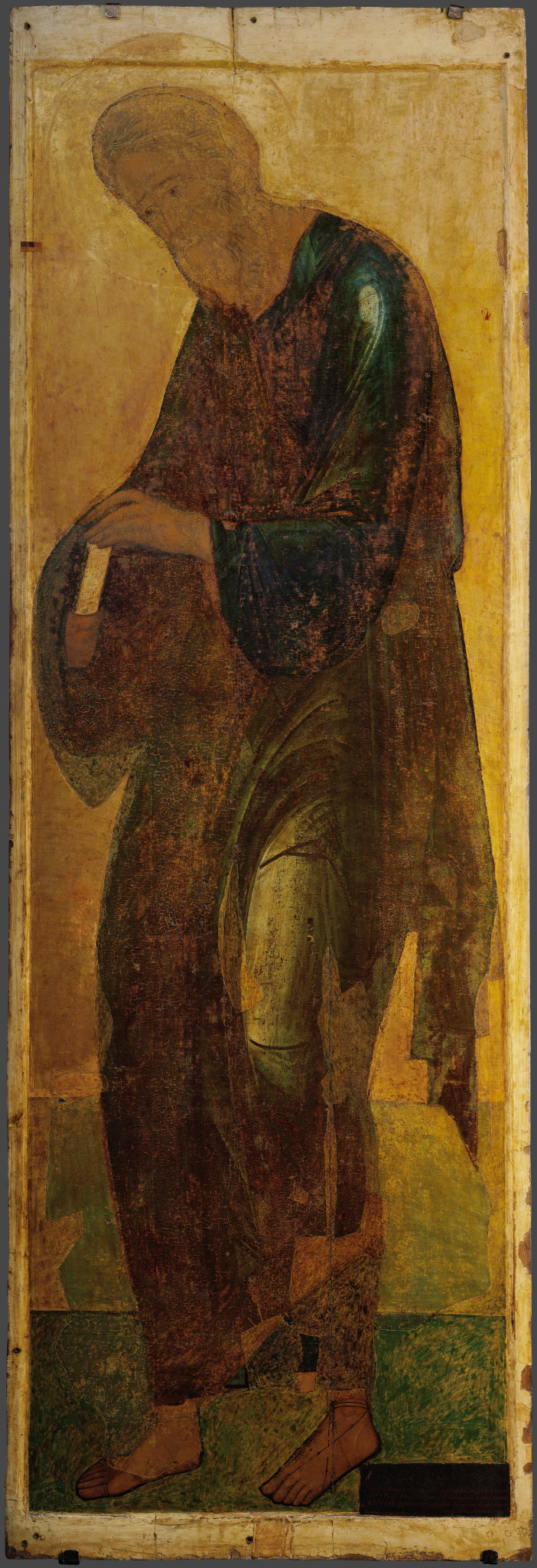 Апостол Андрей Первозванный, из Деисусного чина , Andrei Rublev, c. 1408s–1410s