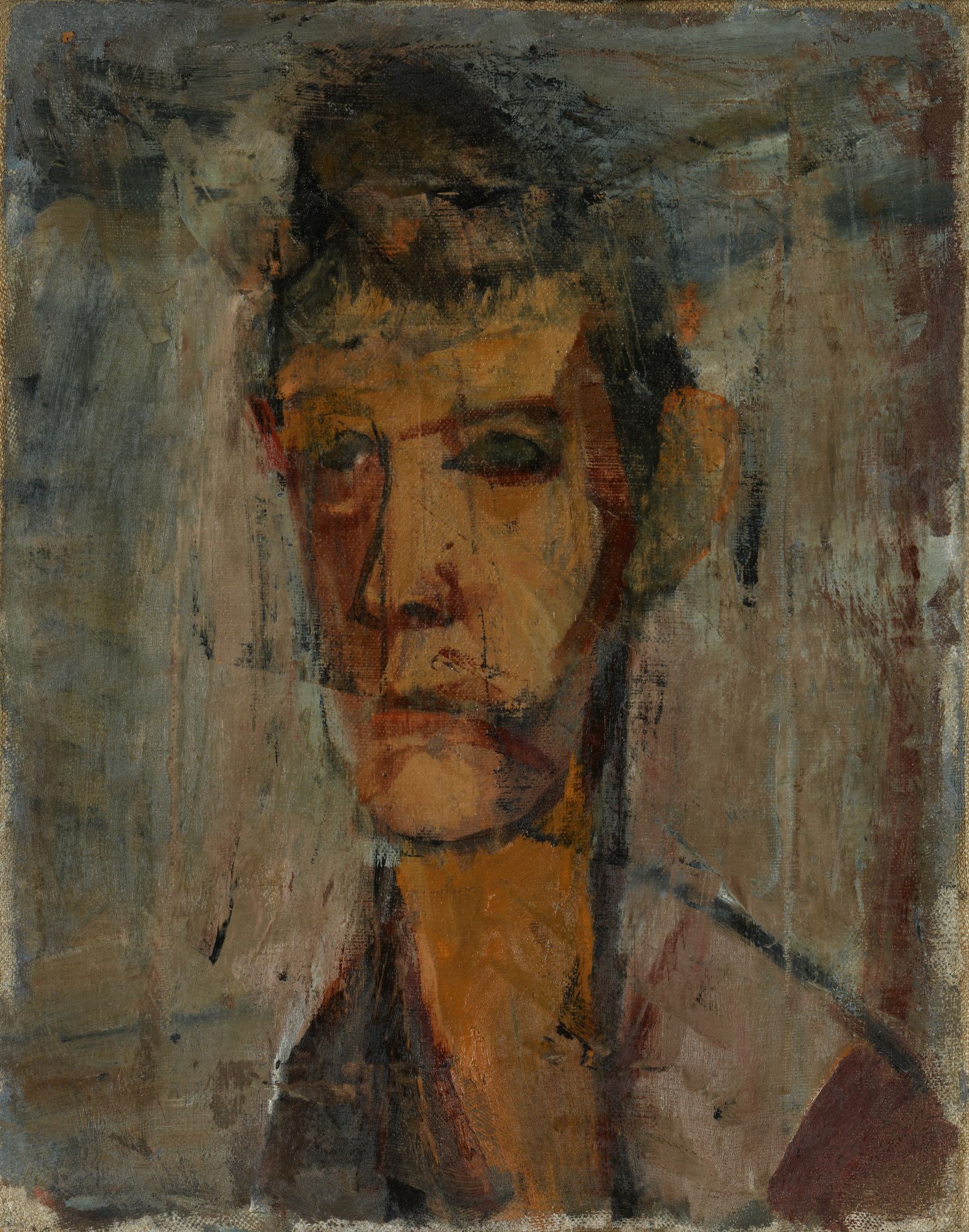 Мужской портрет, Vasily Chekrygin, 1914