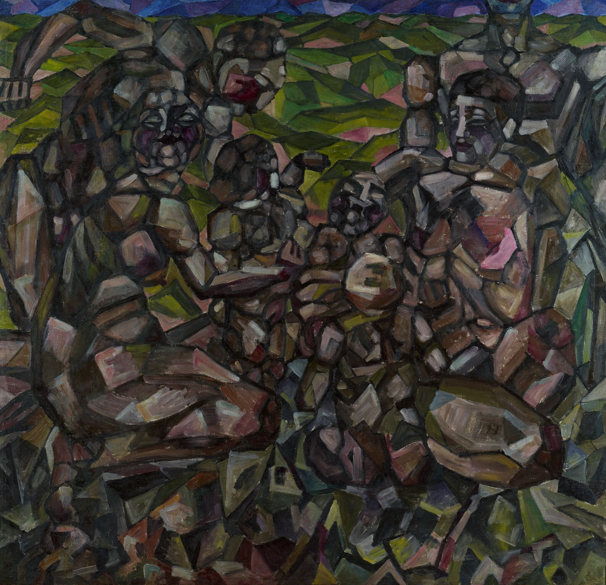 Купание, Aristarkh Lentulov, 1911