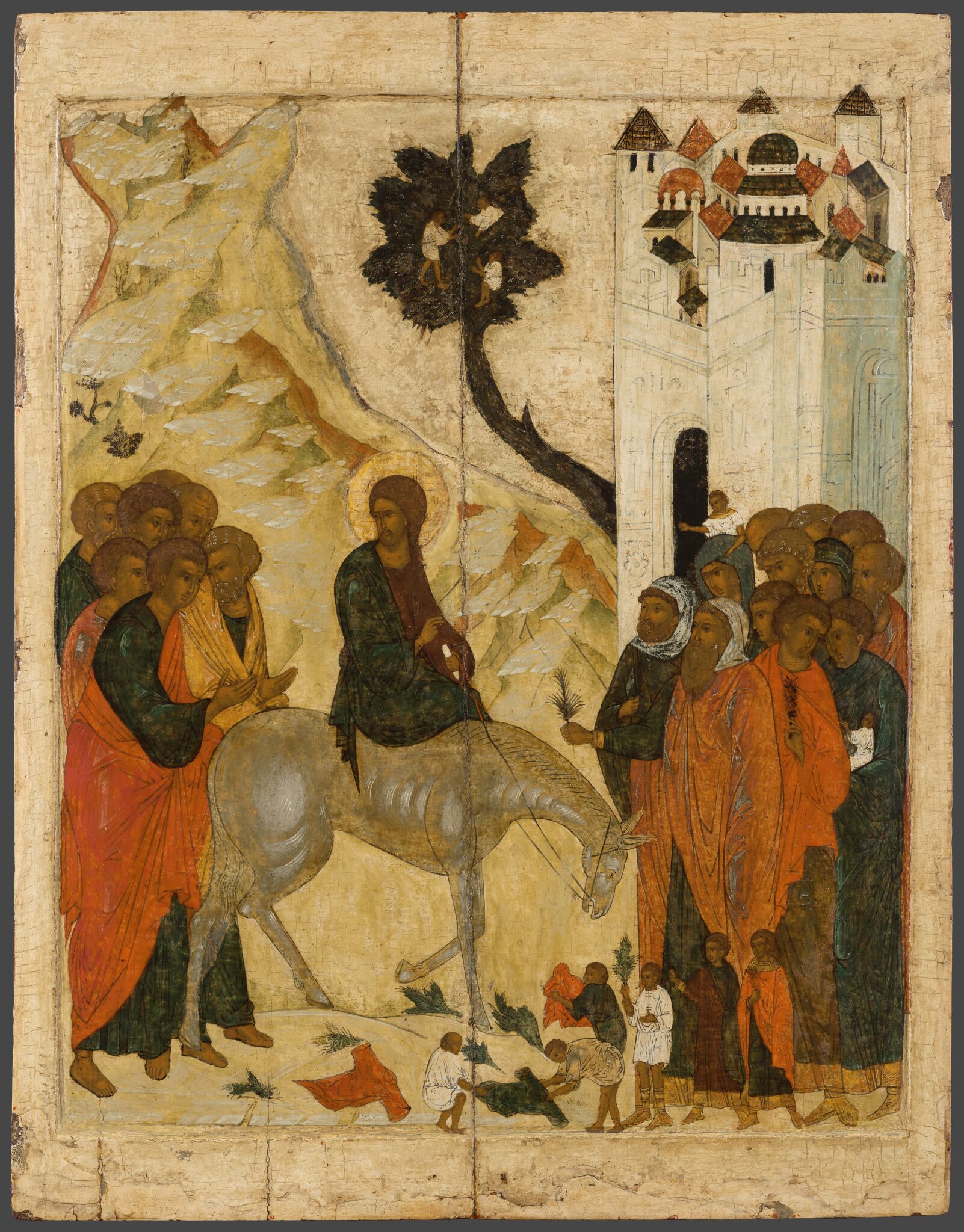 Вход в Иерусалим, second quarter of the 16th century