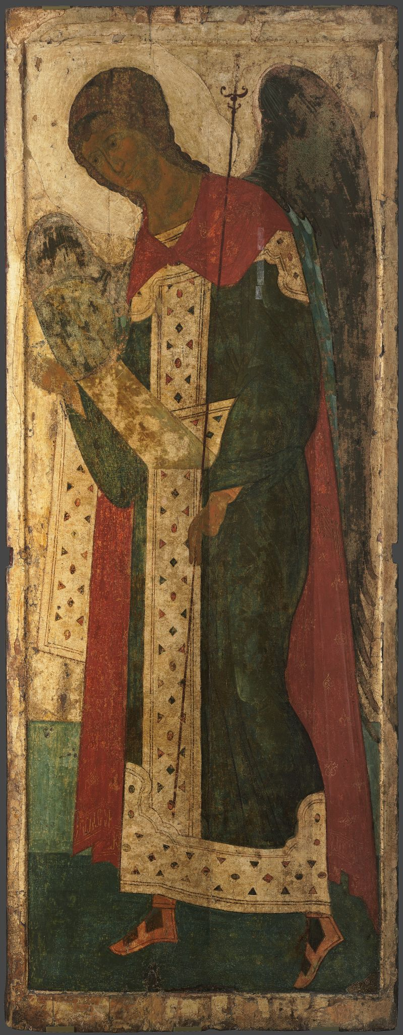 Архангел Гавриил, из Деисусного чина, Andrei Rublev, c. 1408s–1410s
