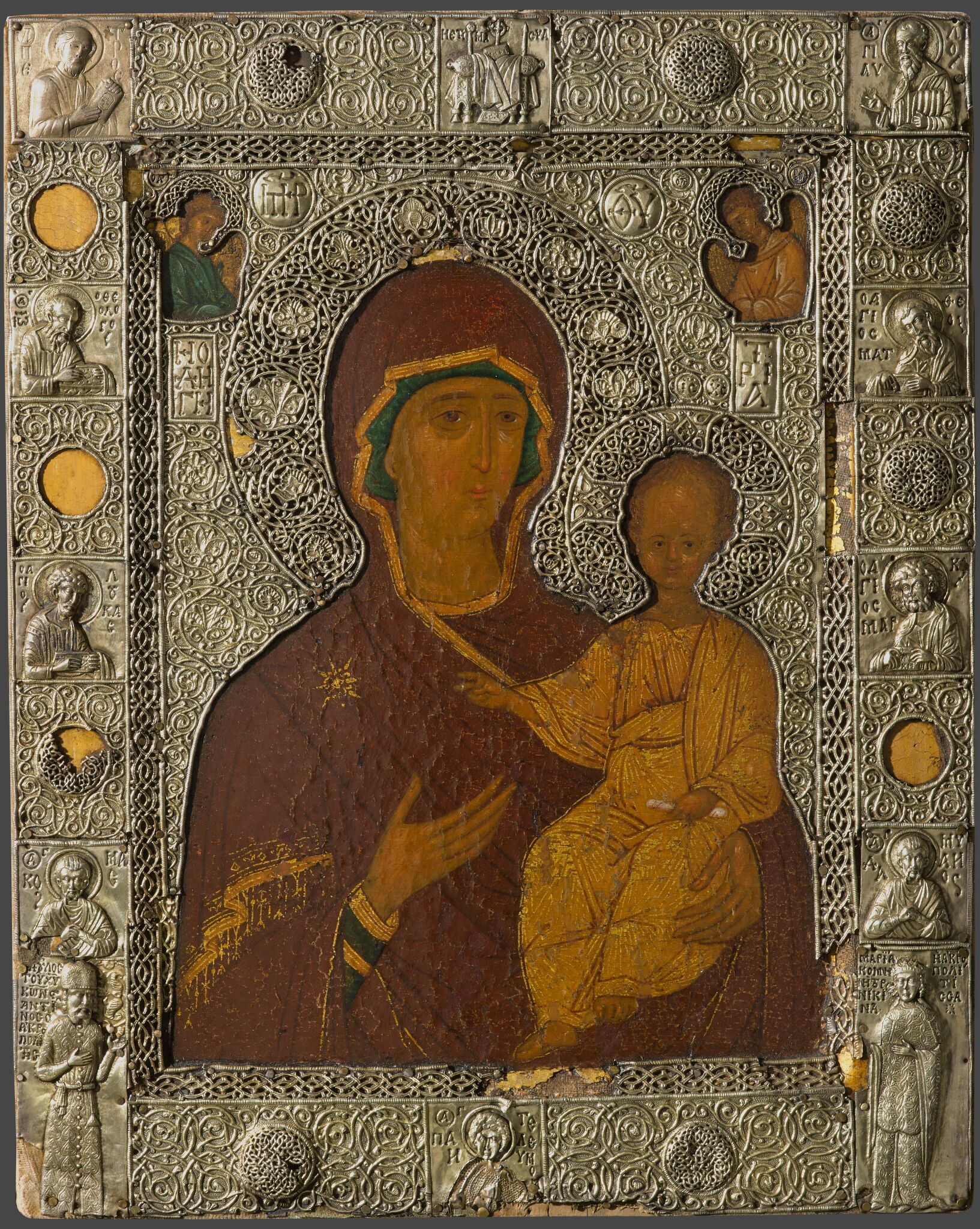 Богоматерь Одигитрия, last quarter of the – late 15th century