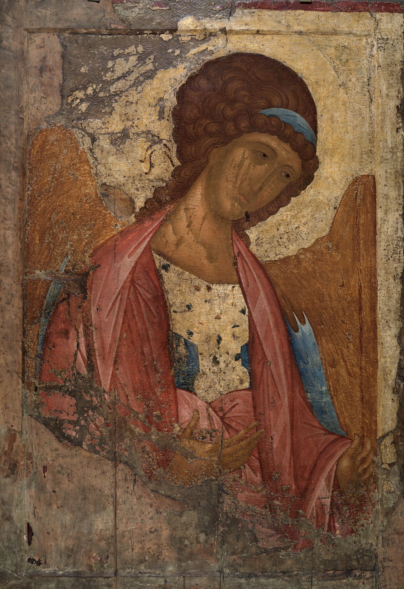 Архангел Михаил из деисусного чина, Andrei Rublev, early 15th century