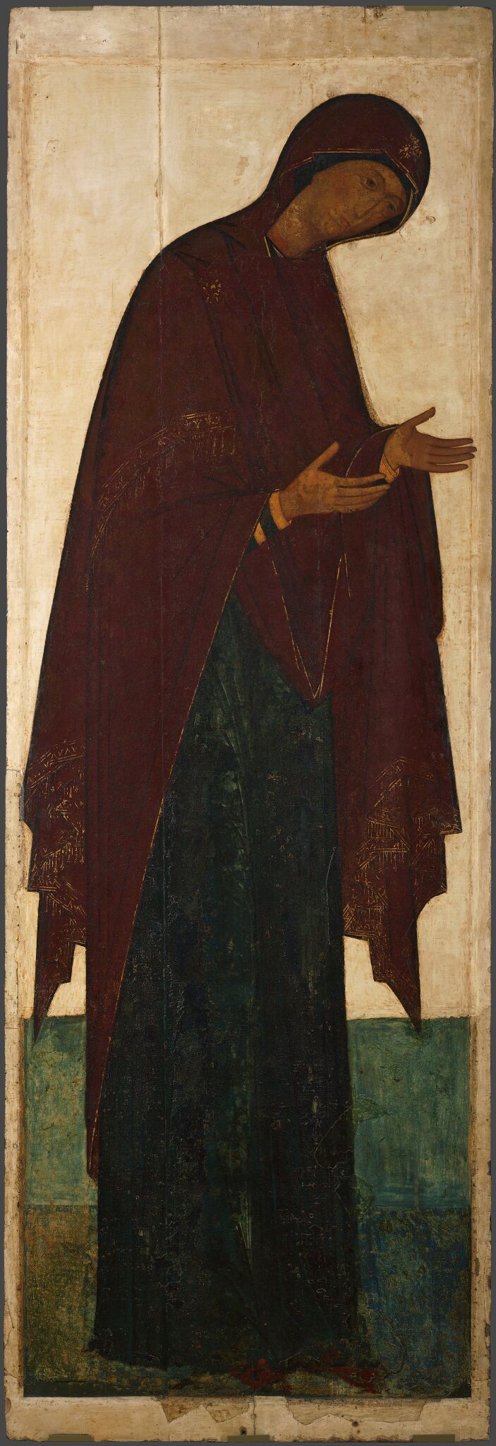 Богоматерь, из Деисусного чина, Andrei Rublev, c. 1408s–1410s