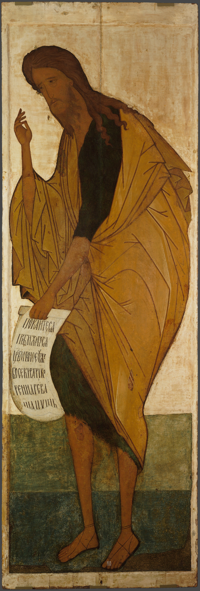 Иоанн Предтеча, из Деисусного чина, Andrei Rublev, c. 1408s–1410s