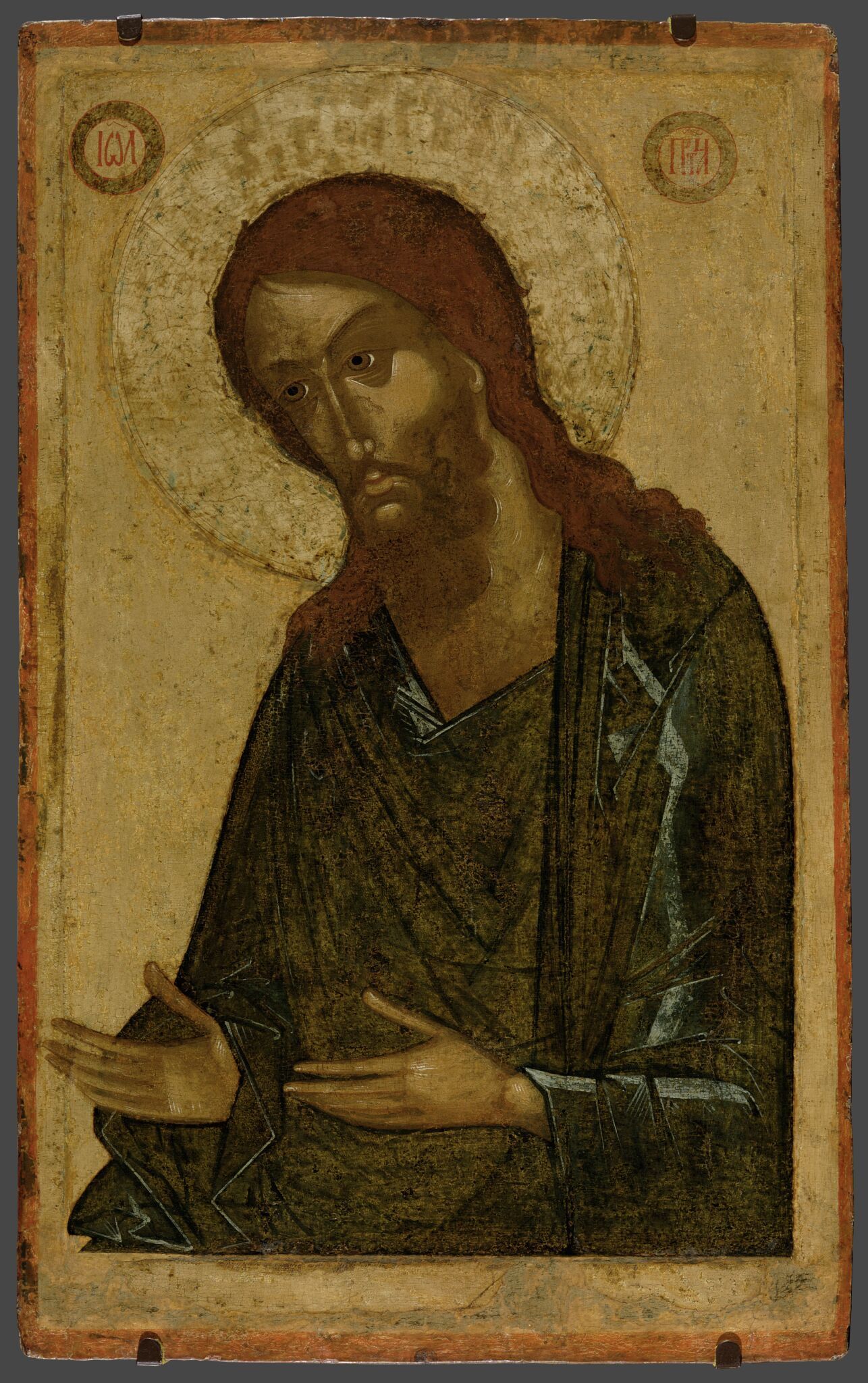 Иоанн Предтеча, из деисусного чина, first half of the 15th century