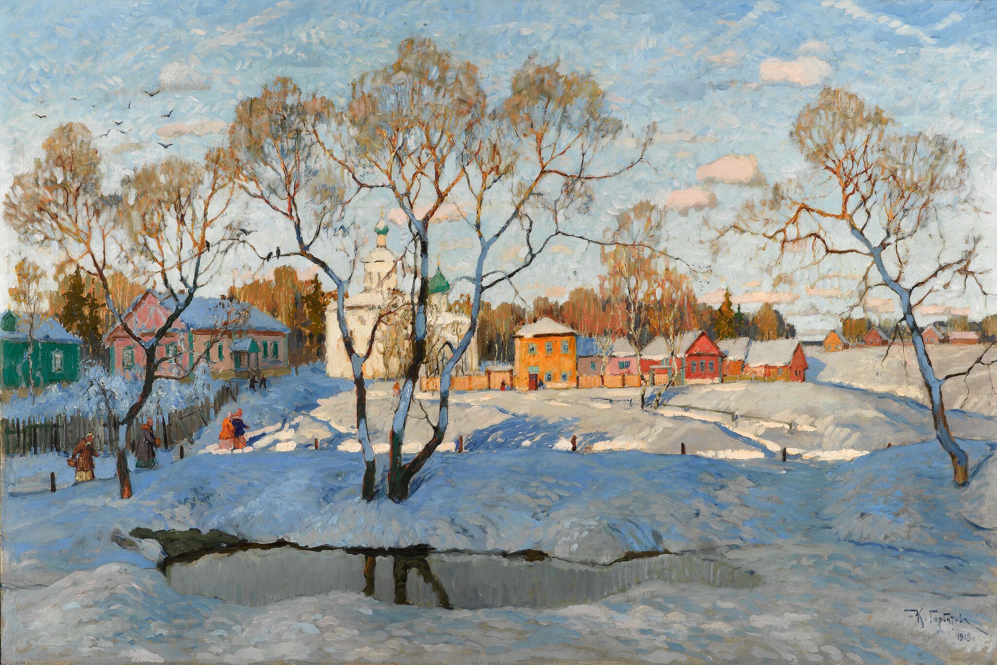 Зима, Gorbatov Konstantin Ivanovich, 1919