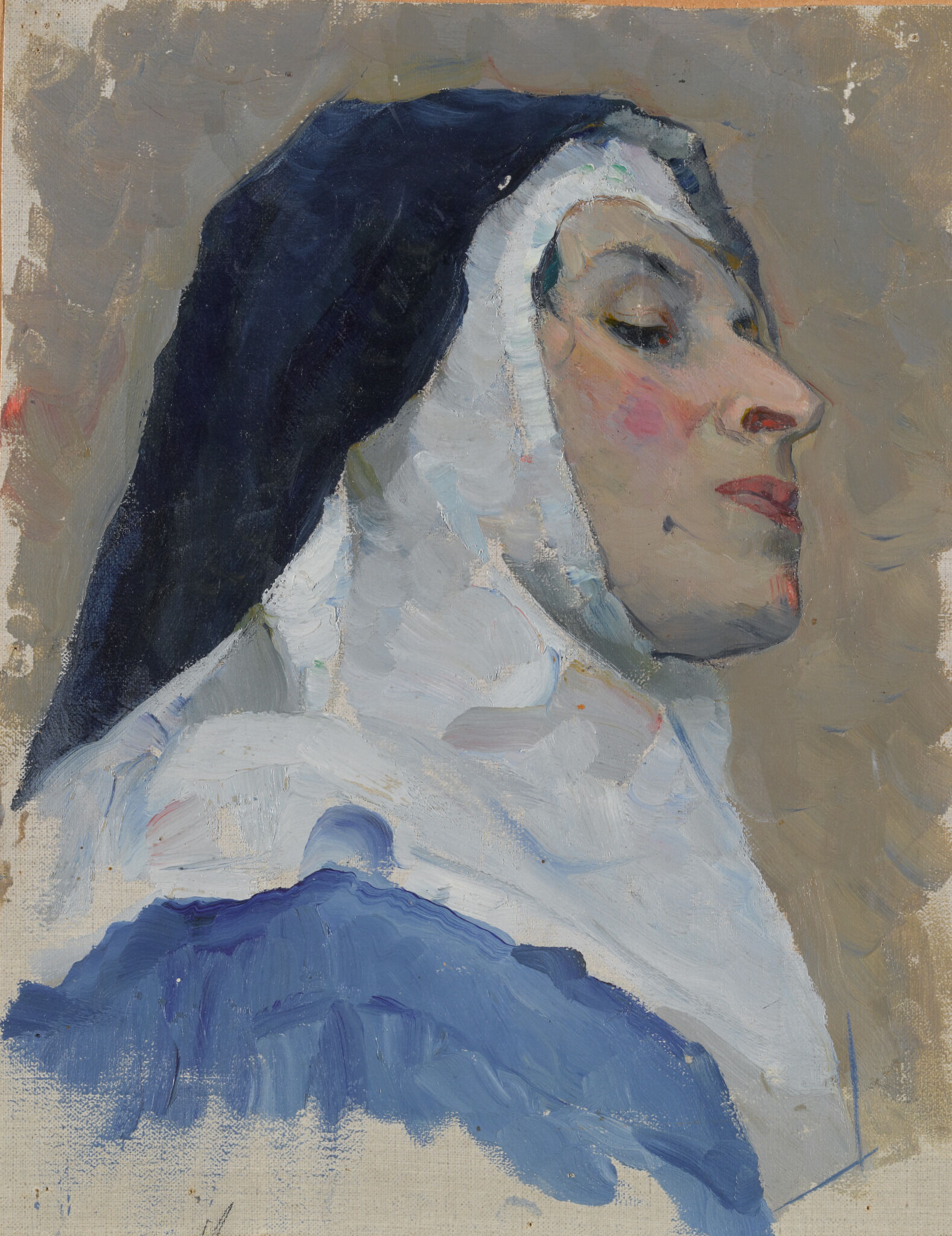 Портрет Е.П.Нестеровой, Mikhail Nesterov, 1908-1911