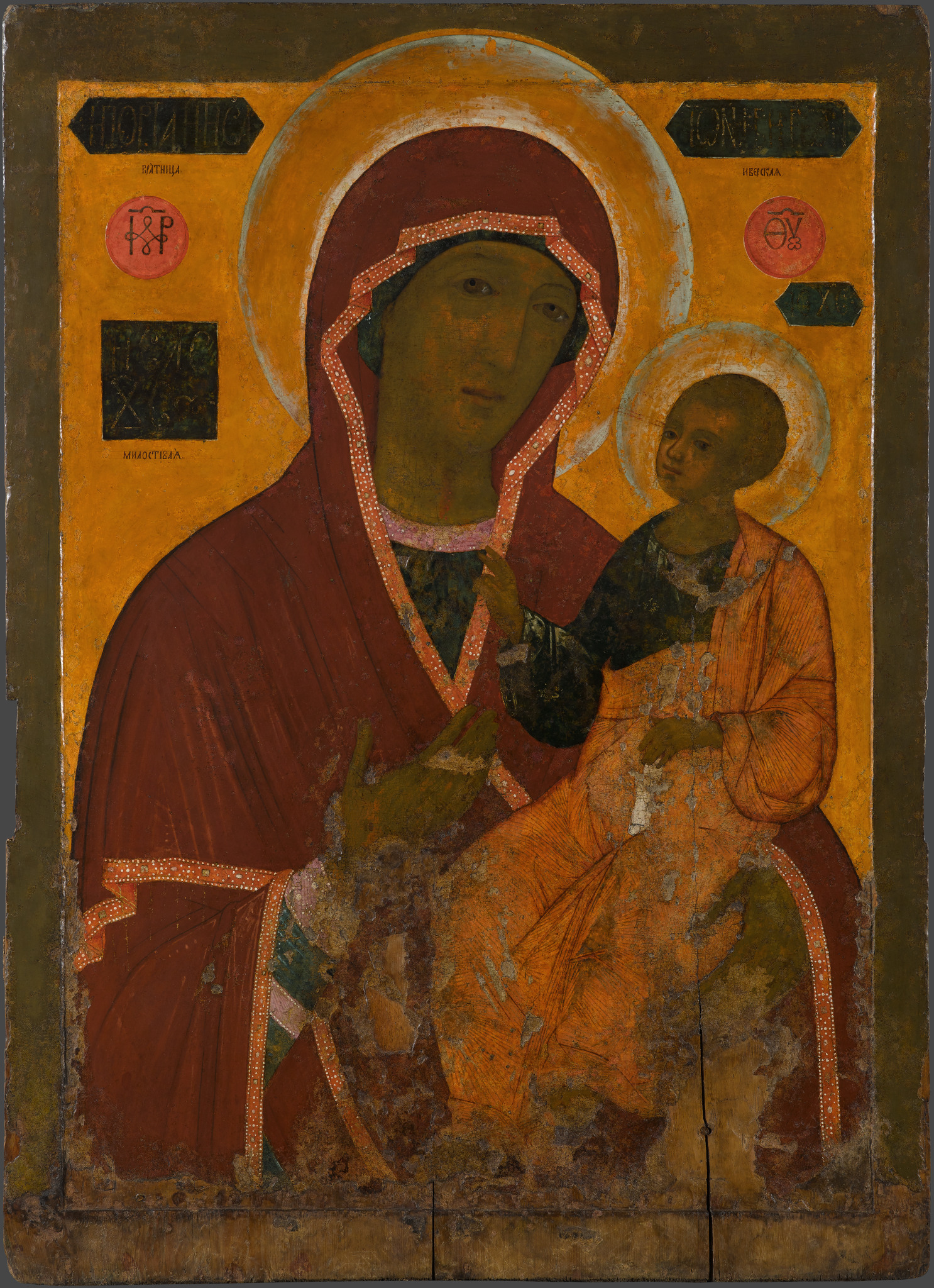 Богоматерь Иверская, last quarter of the 17th century
