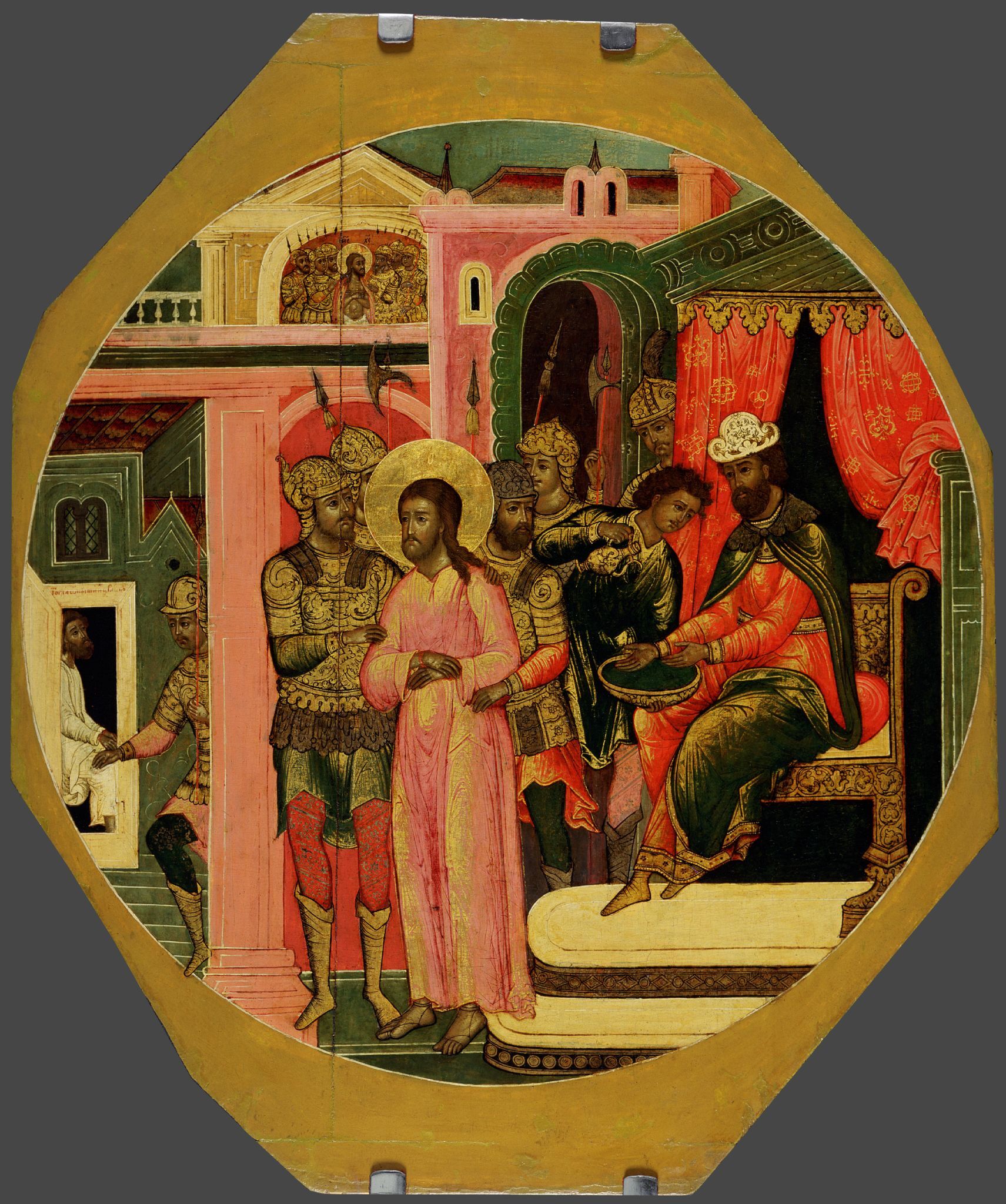 Пилат умывает руки, Georgiy Zinovyev, 1668-1669