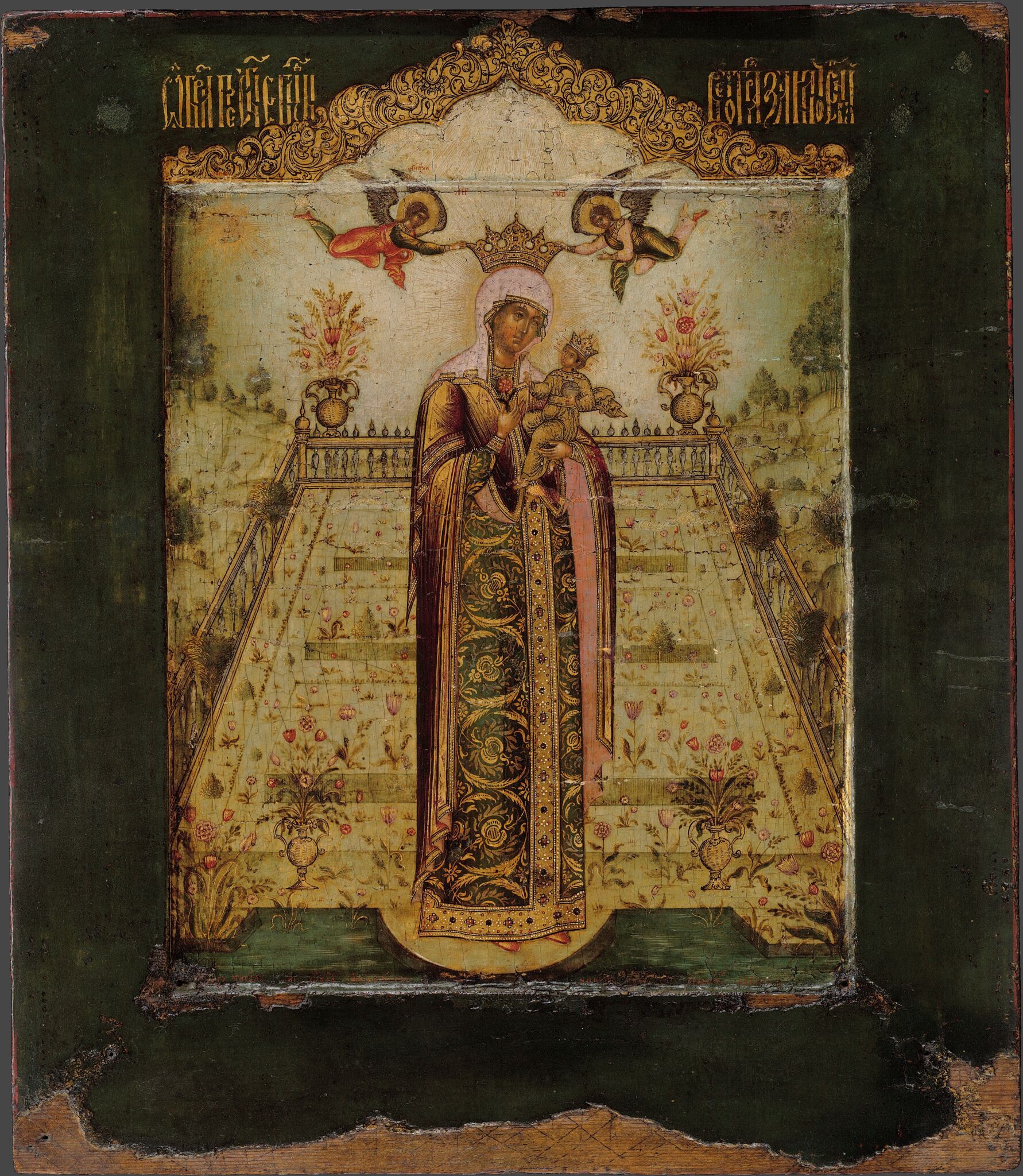 Богоматерь «Вертоград заключенный», Nikita Pavlovets, c. 1670