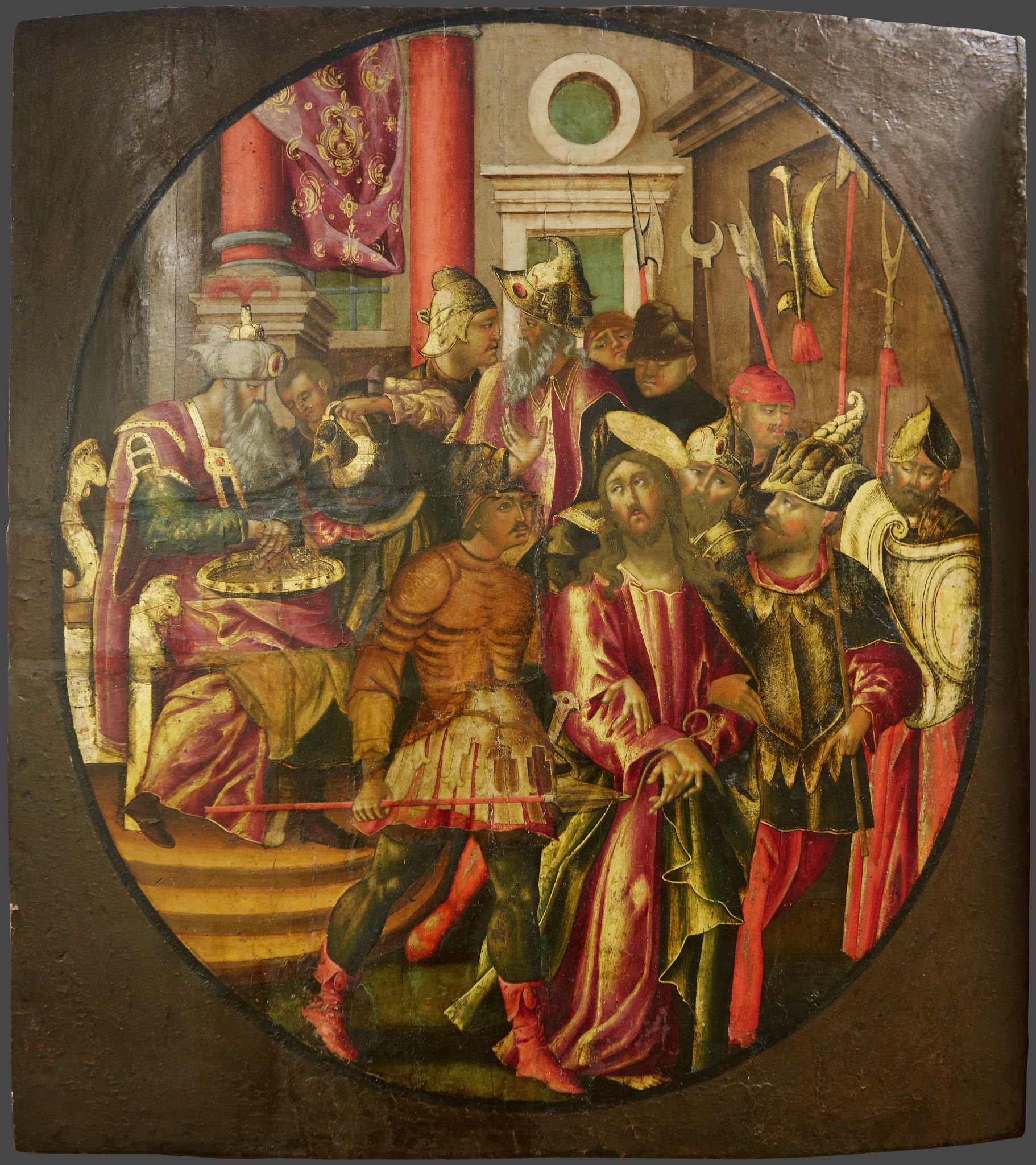 Пилат умывает руки, Kirill Ulanov, late 17th – early 18th century