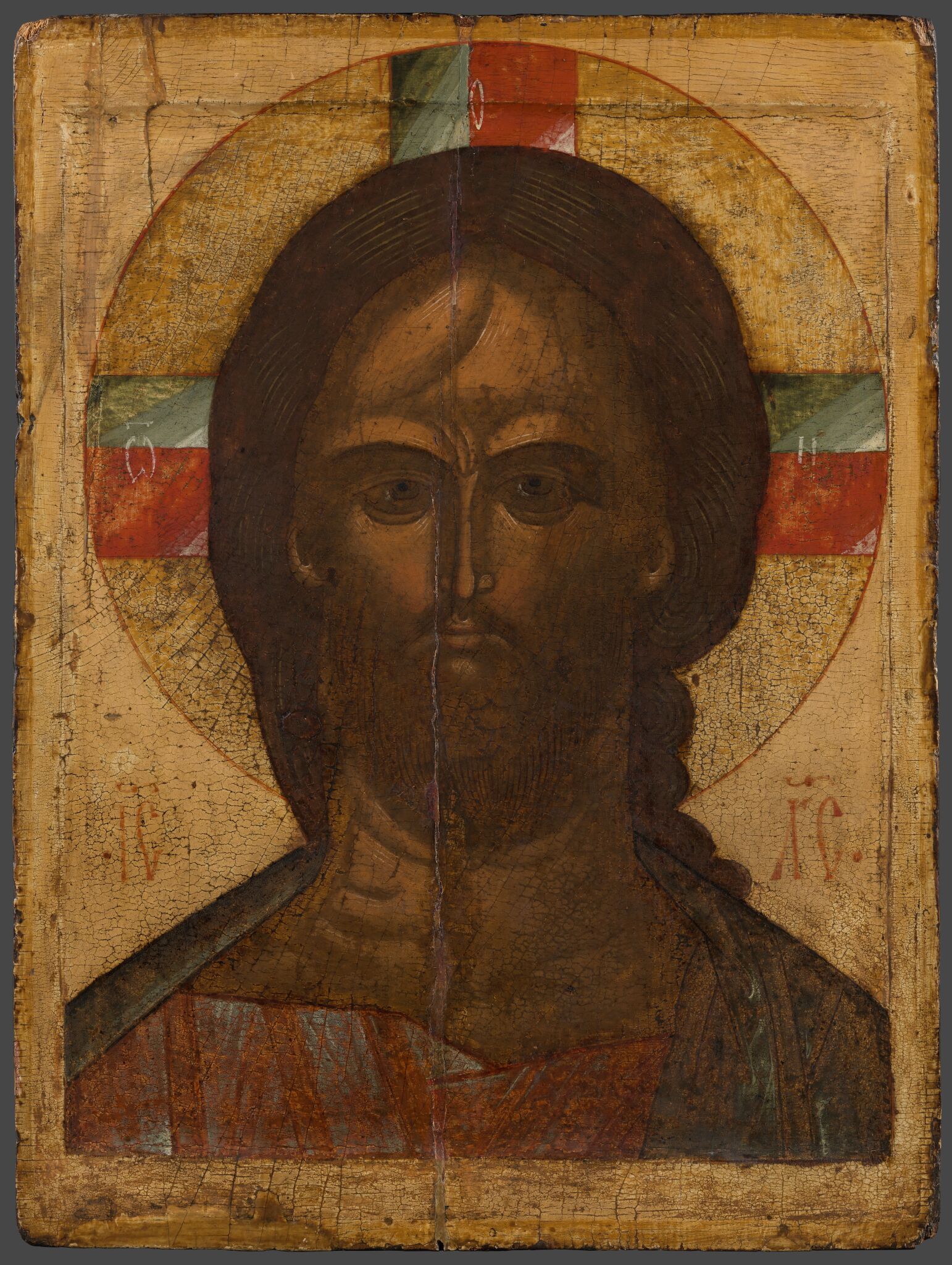 Спас (оплечный), second half of the 15th century