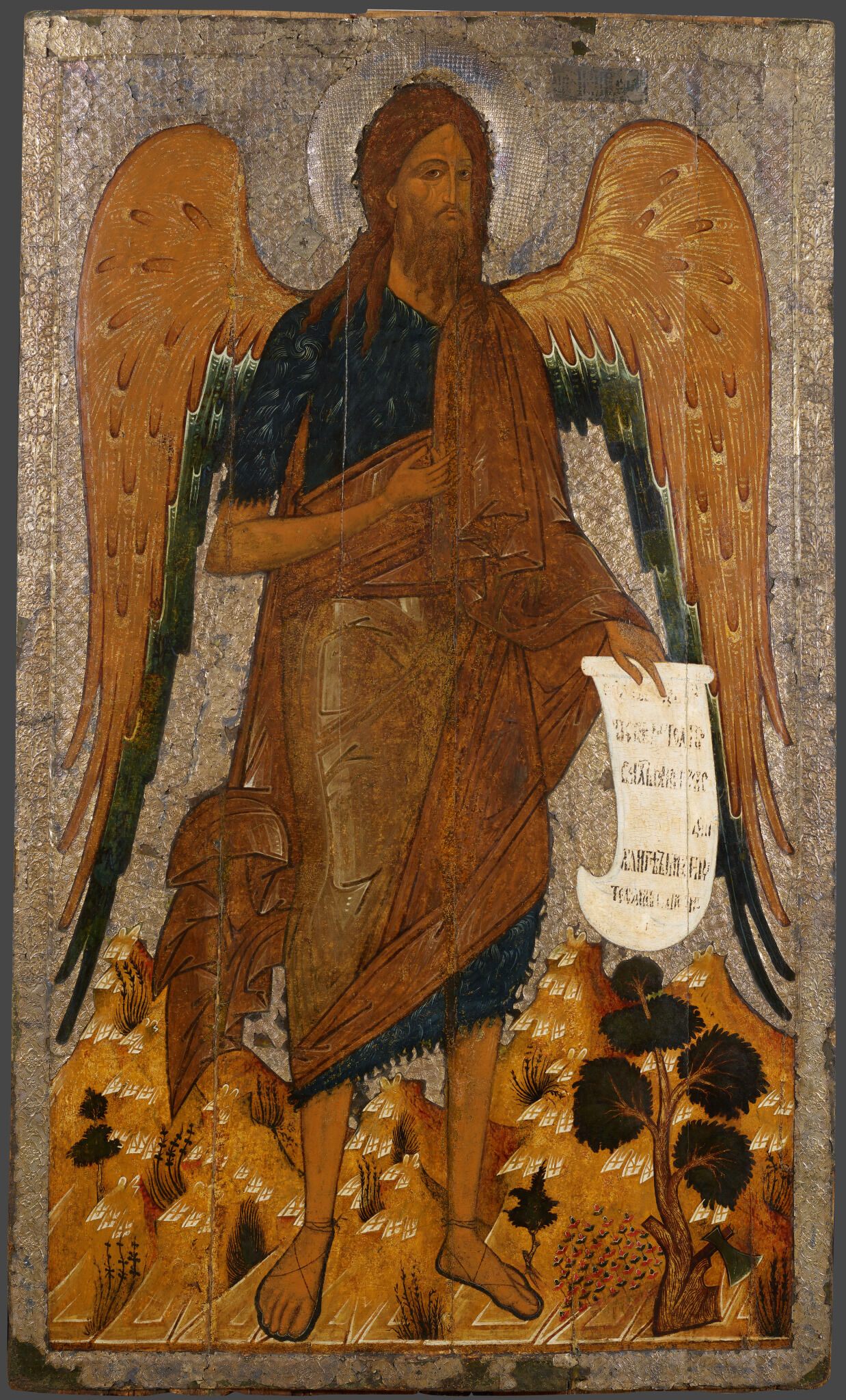 Иоанн Предтеча Ангел пустыни, second half of the 16th century