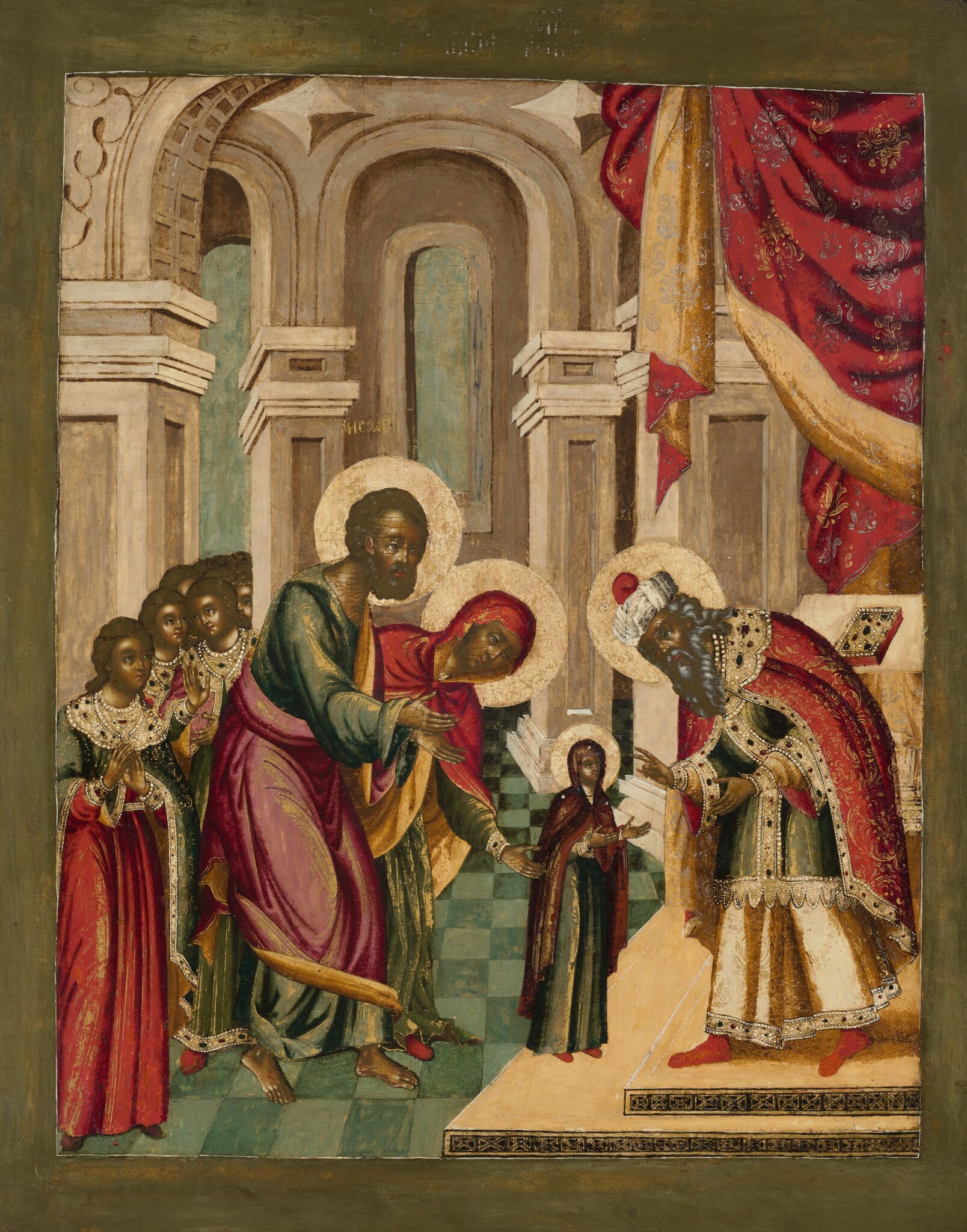 Введение во храм, late 17th – early 18th century