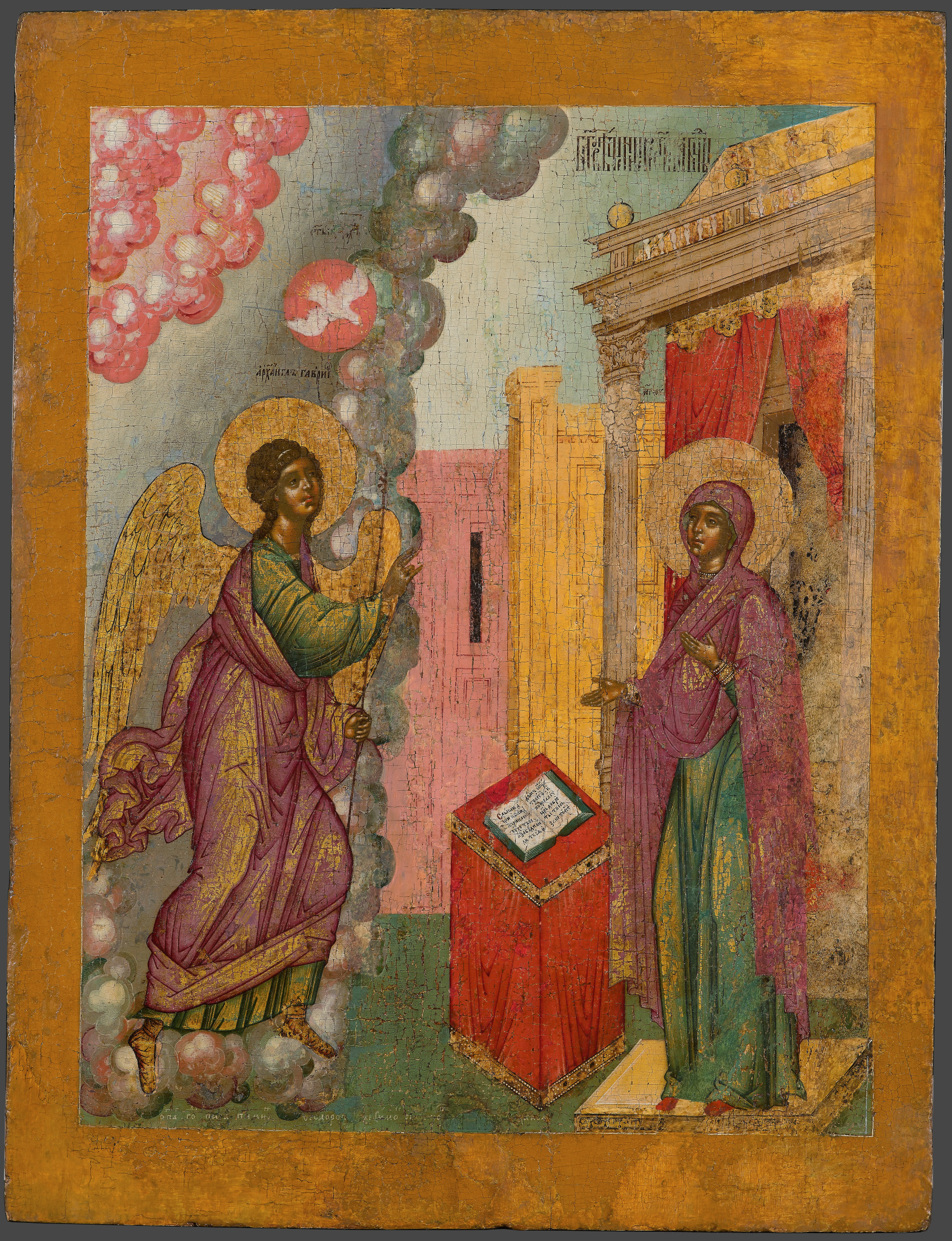 Благовещение, Simon Ushakov, 1673
