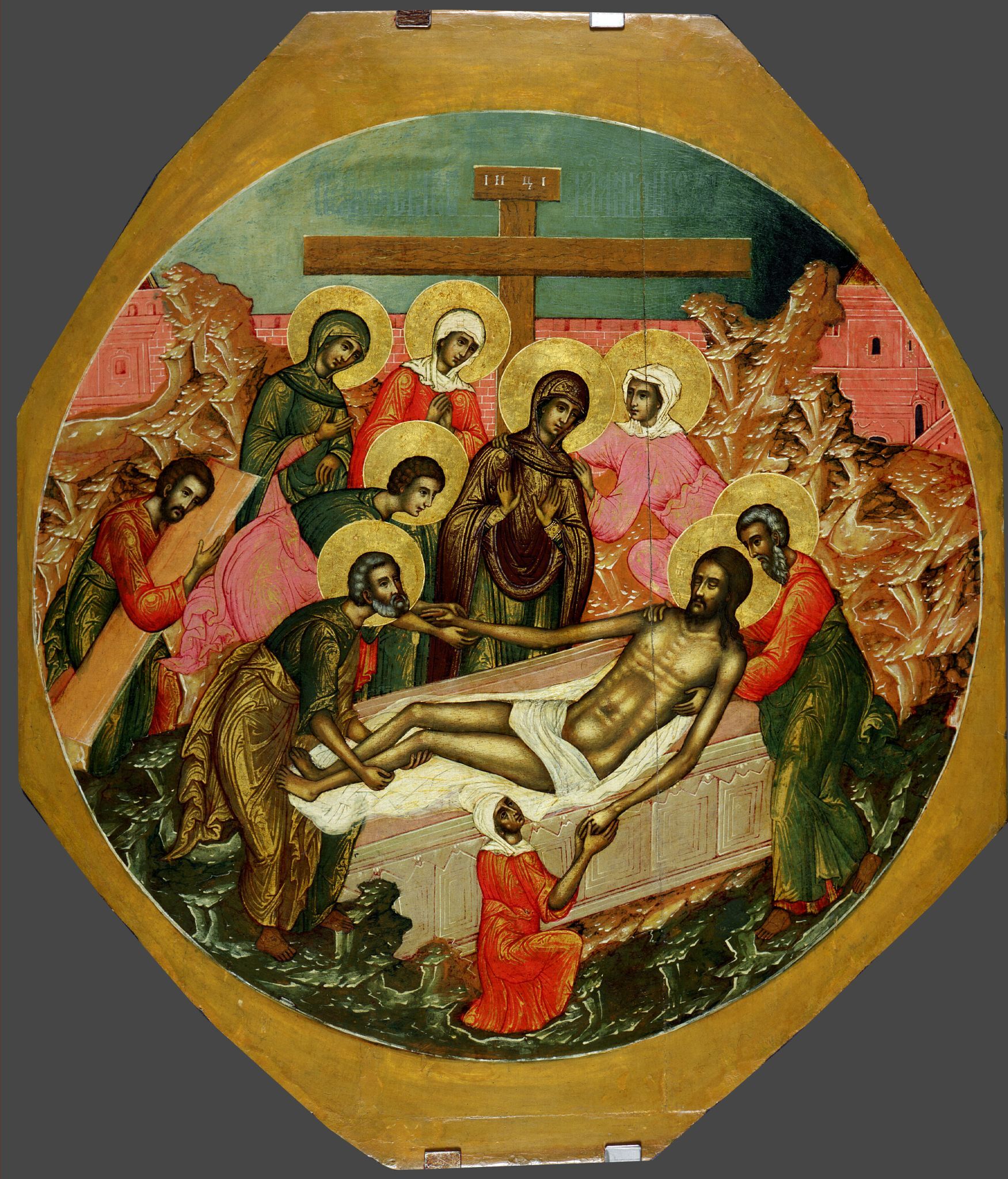 Положение во гроб, Georgiy Zinovyev, 1668-1669