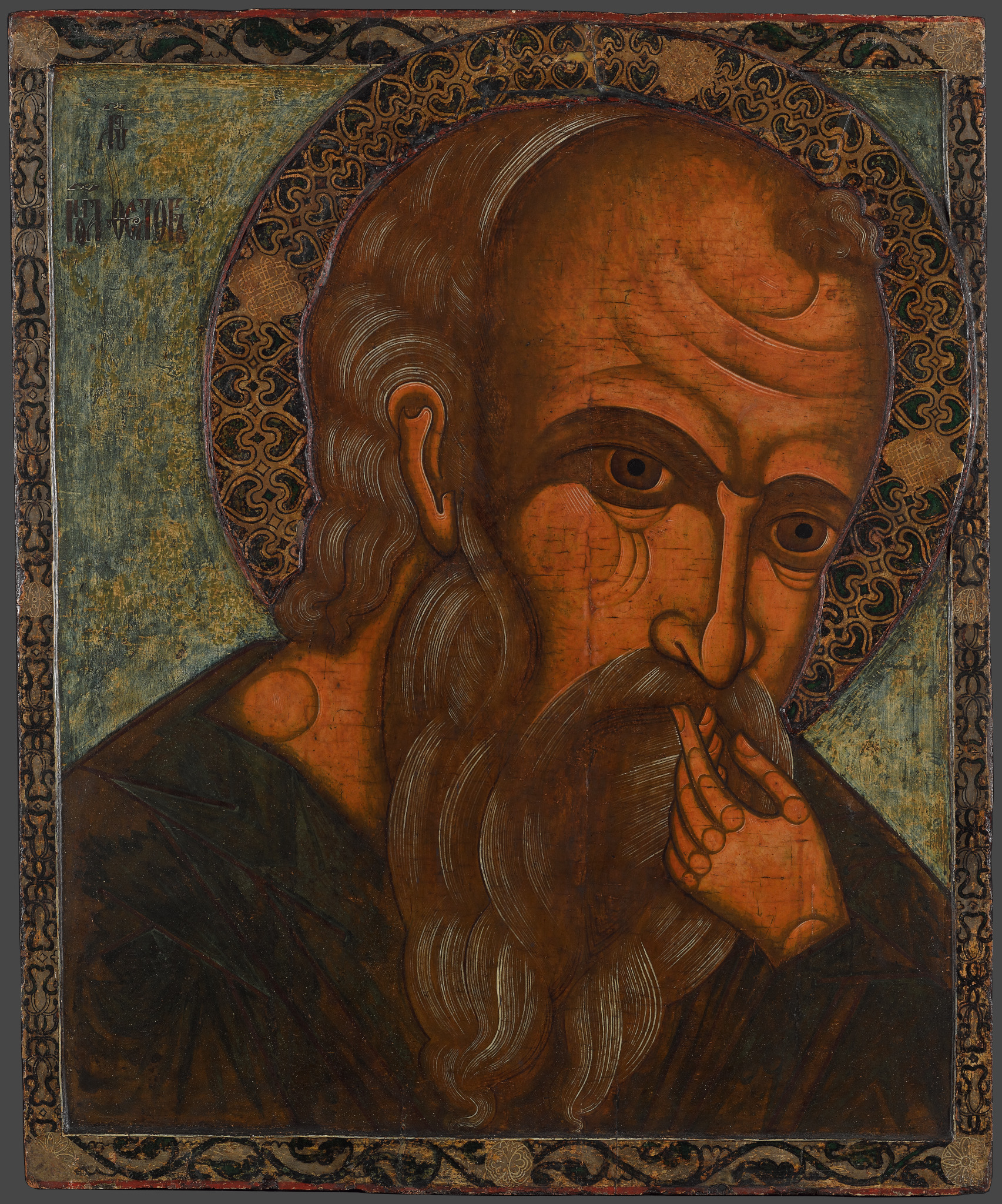 Иоанн Богослов в молчании, second half of the 16th century