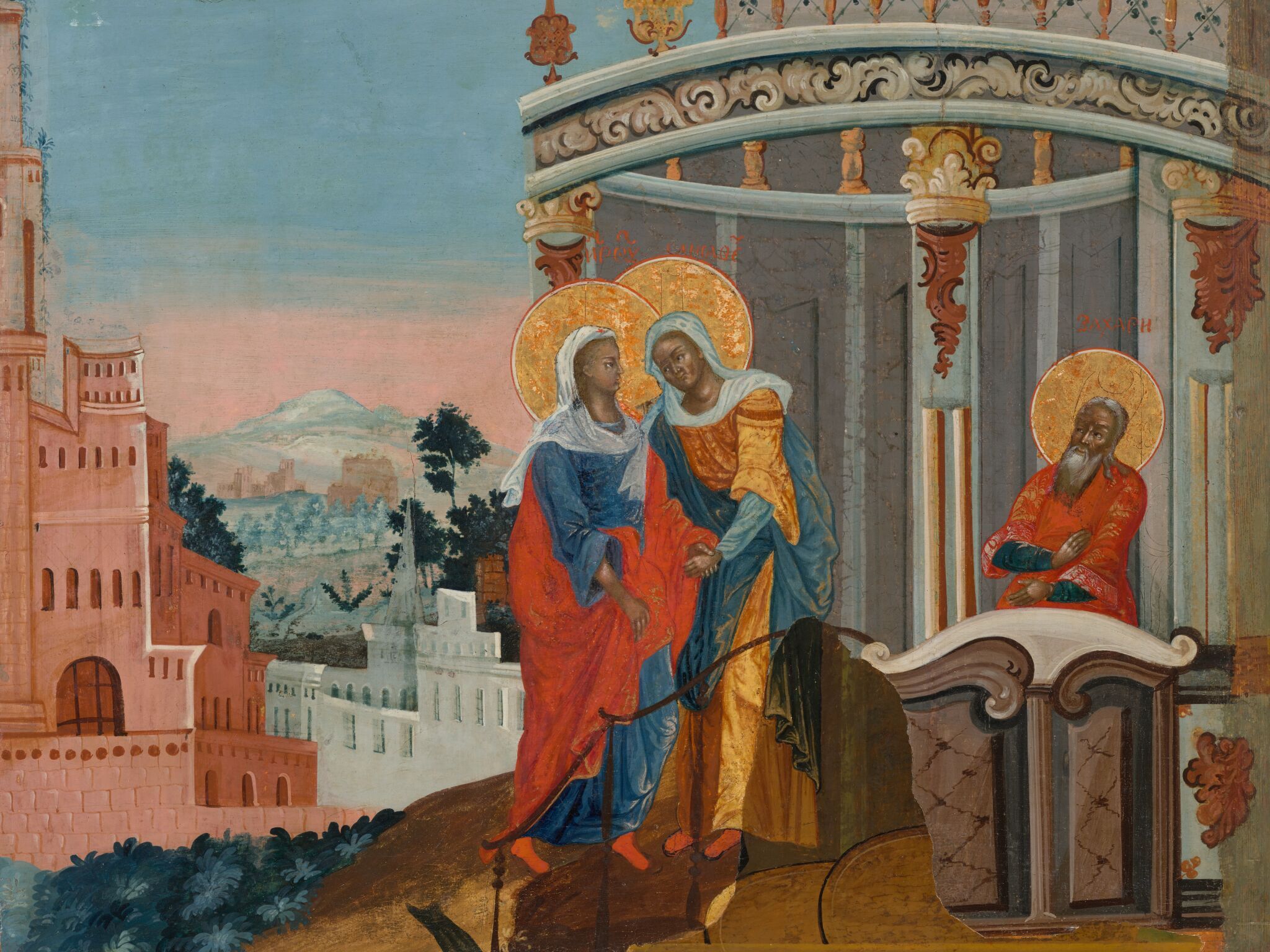 Встреча Марии с Елизаветой, 18th century